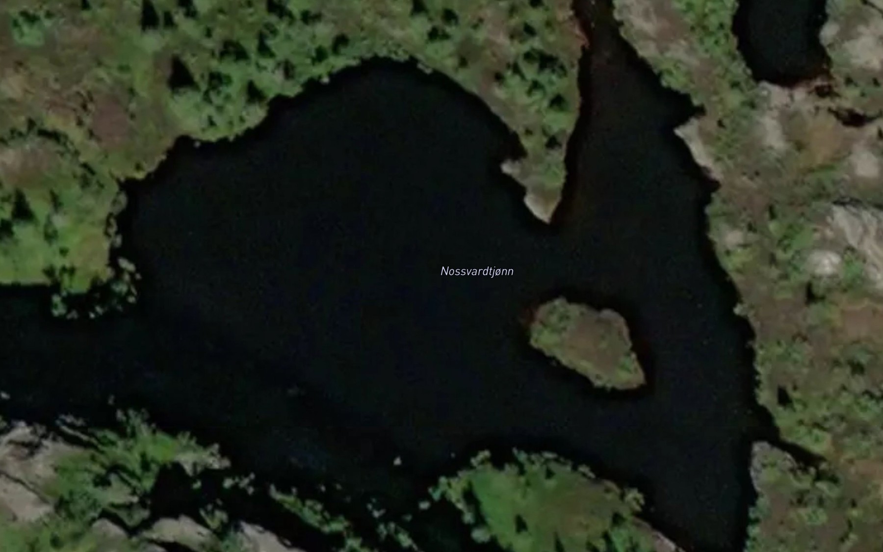 Satellite map of the Nossvardtjonn
