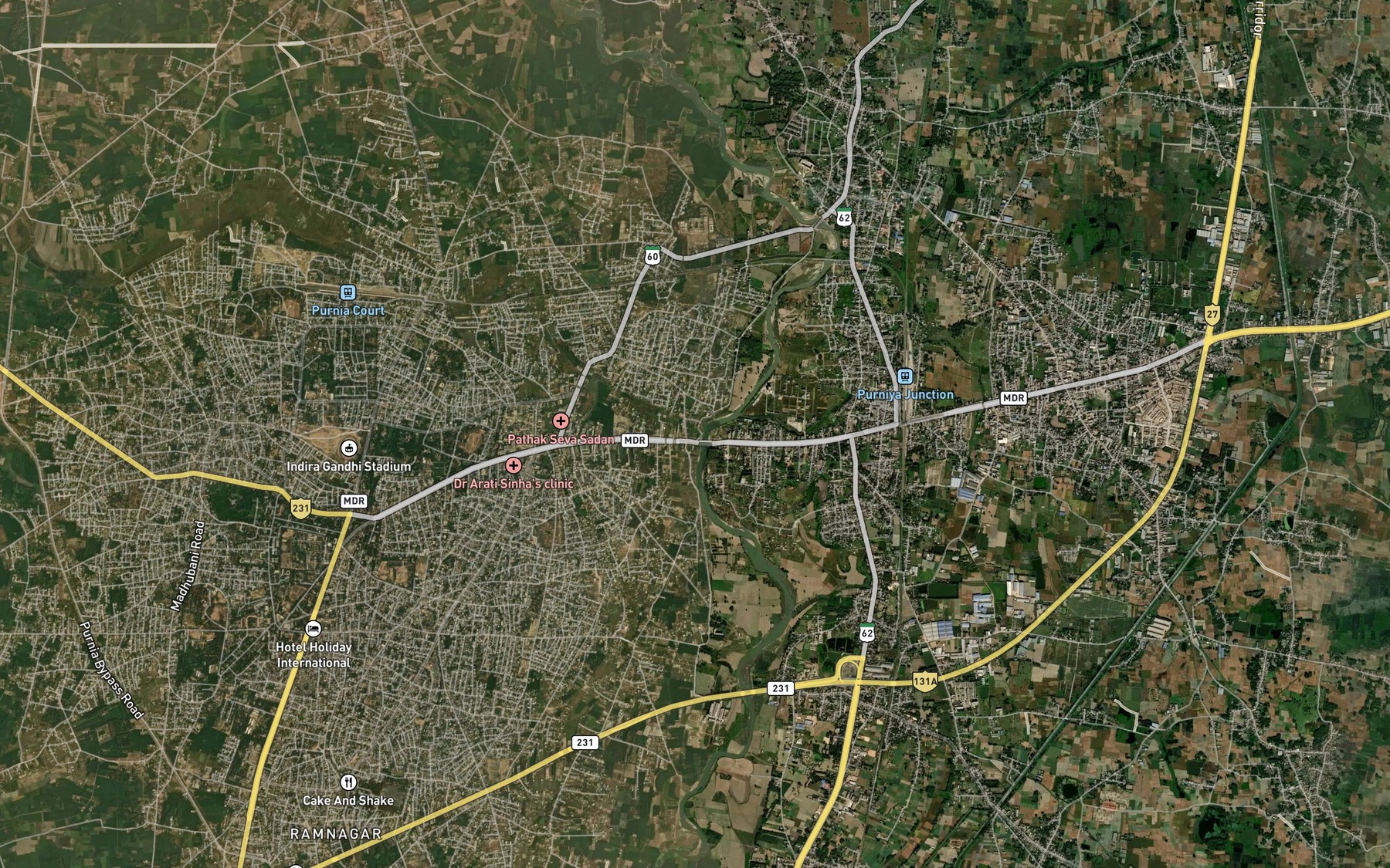 Satellite map of the Kari Kos