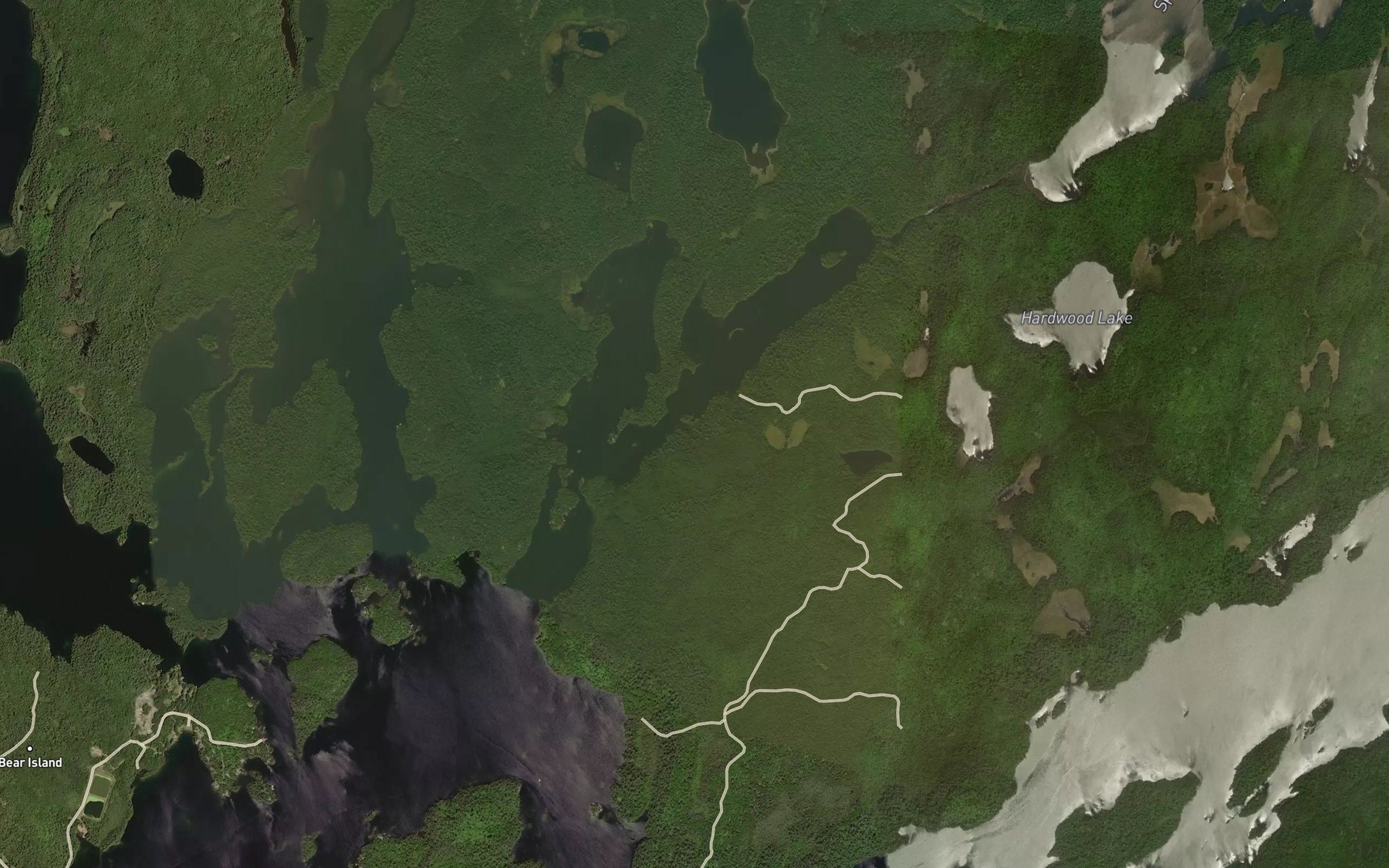Satellite map of the Spawning Bay
