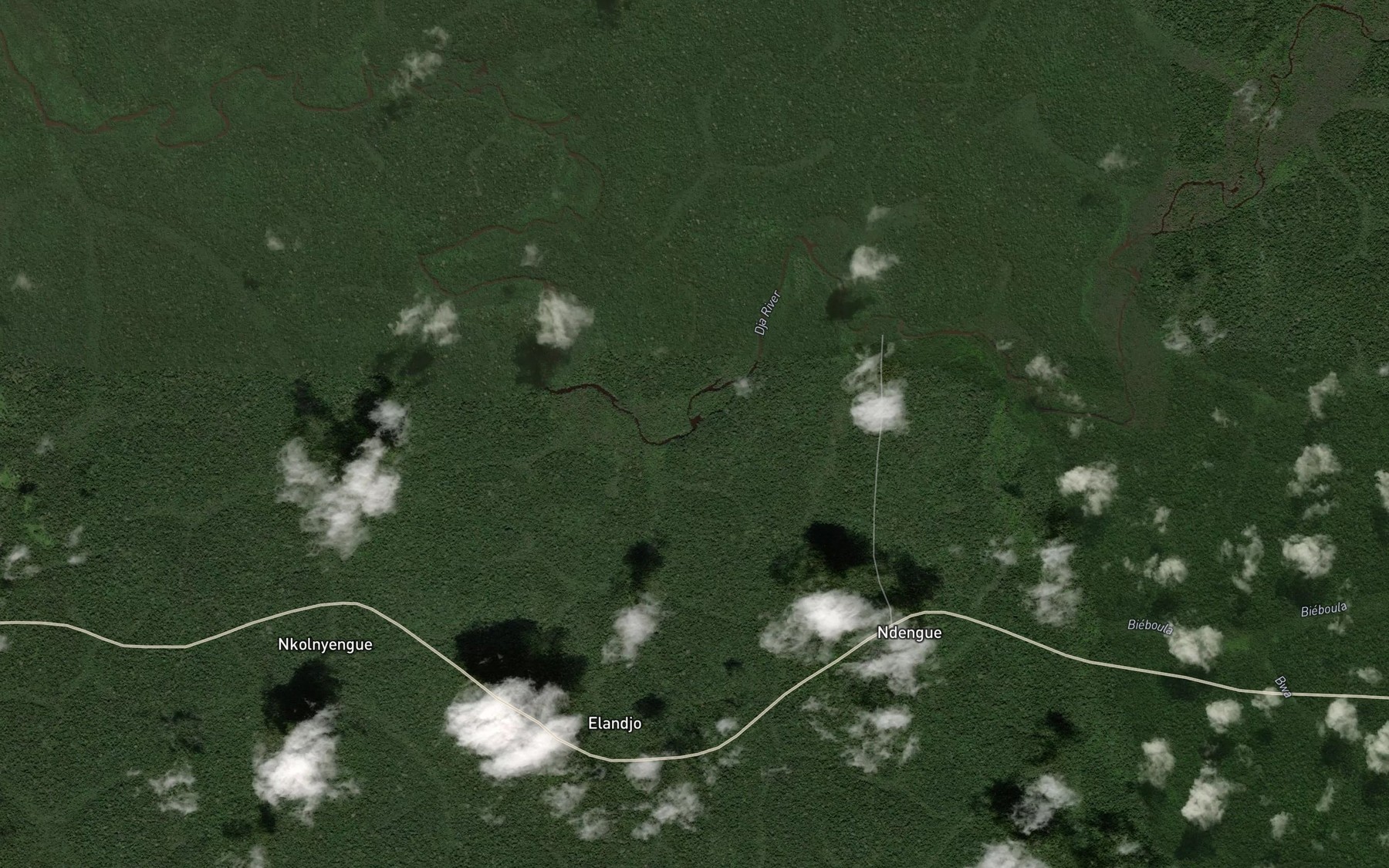 Satellite map of the Nagou