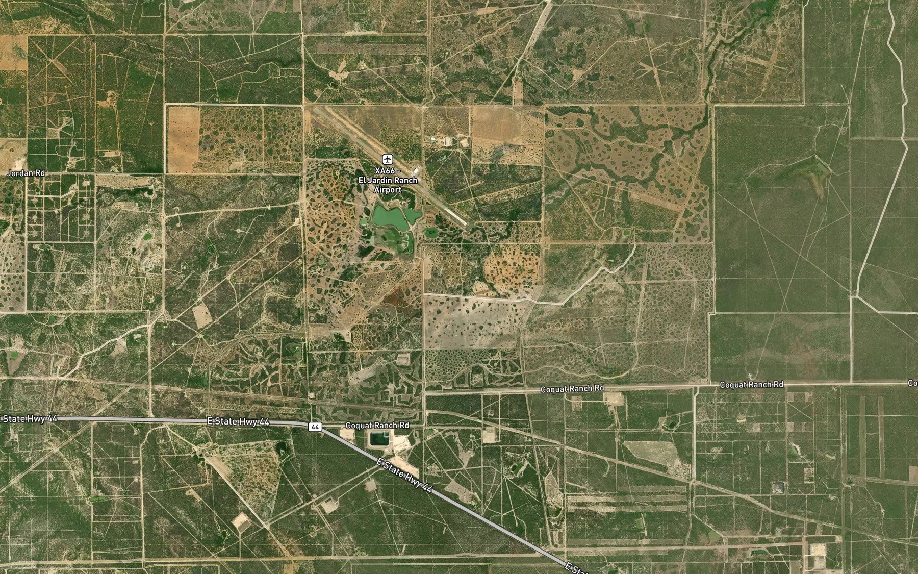 Satellite map of the Kinsel Lake
