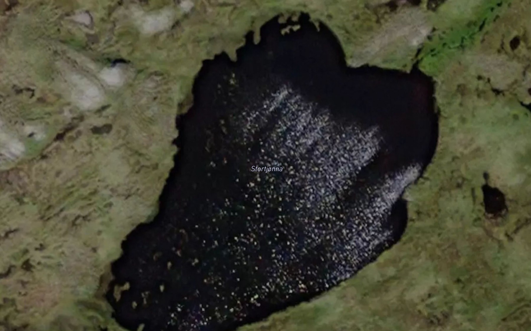 Satellite map of the Stortjorna