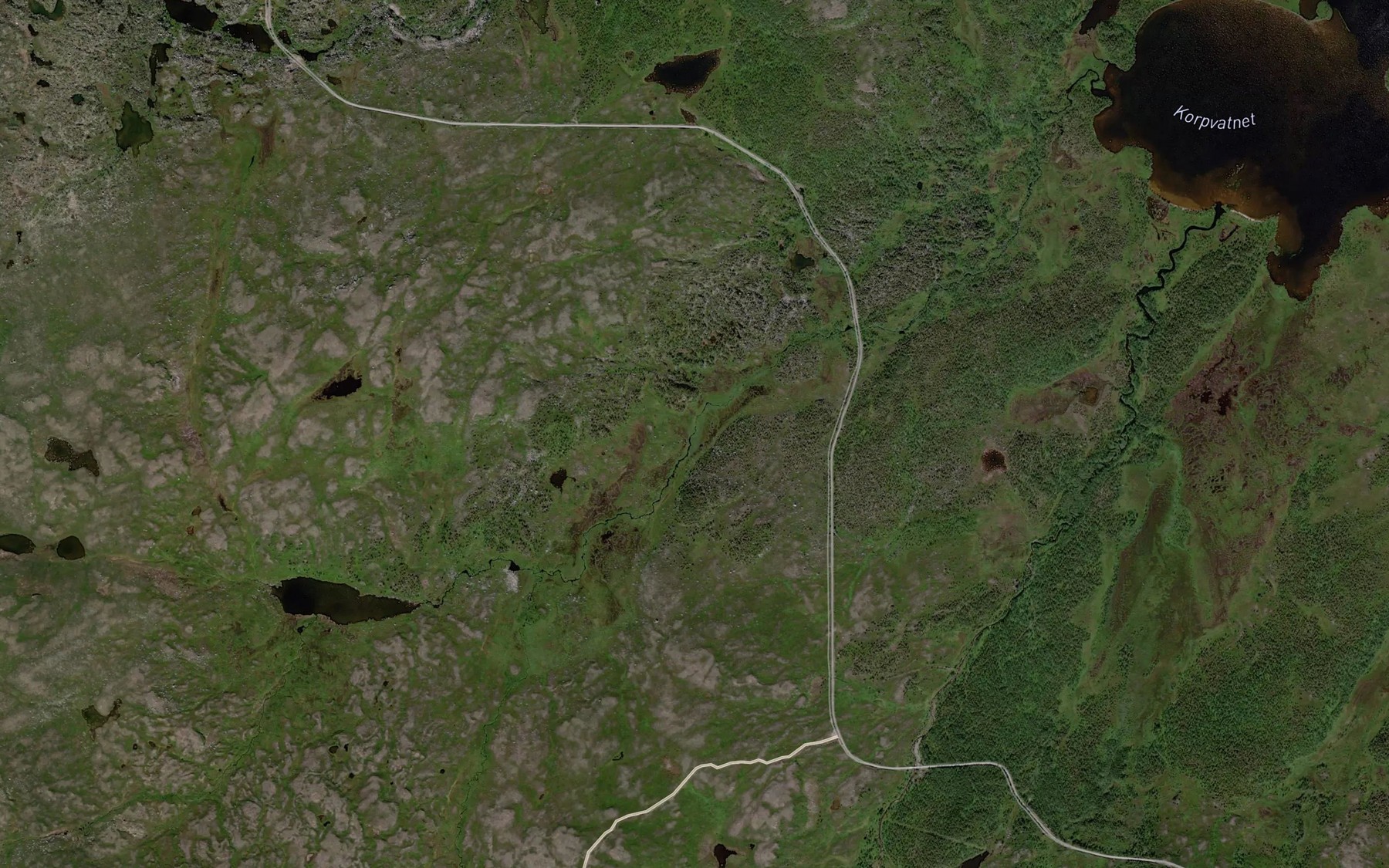 Satellite map of the Bannajakka