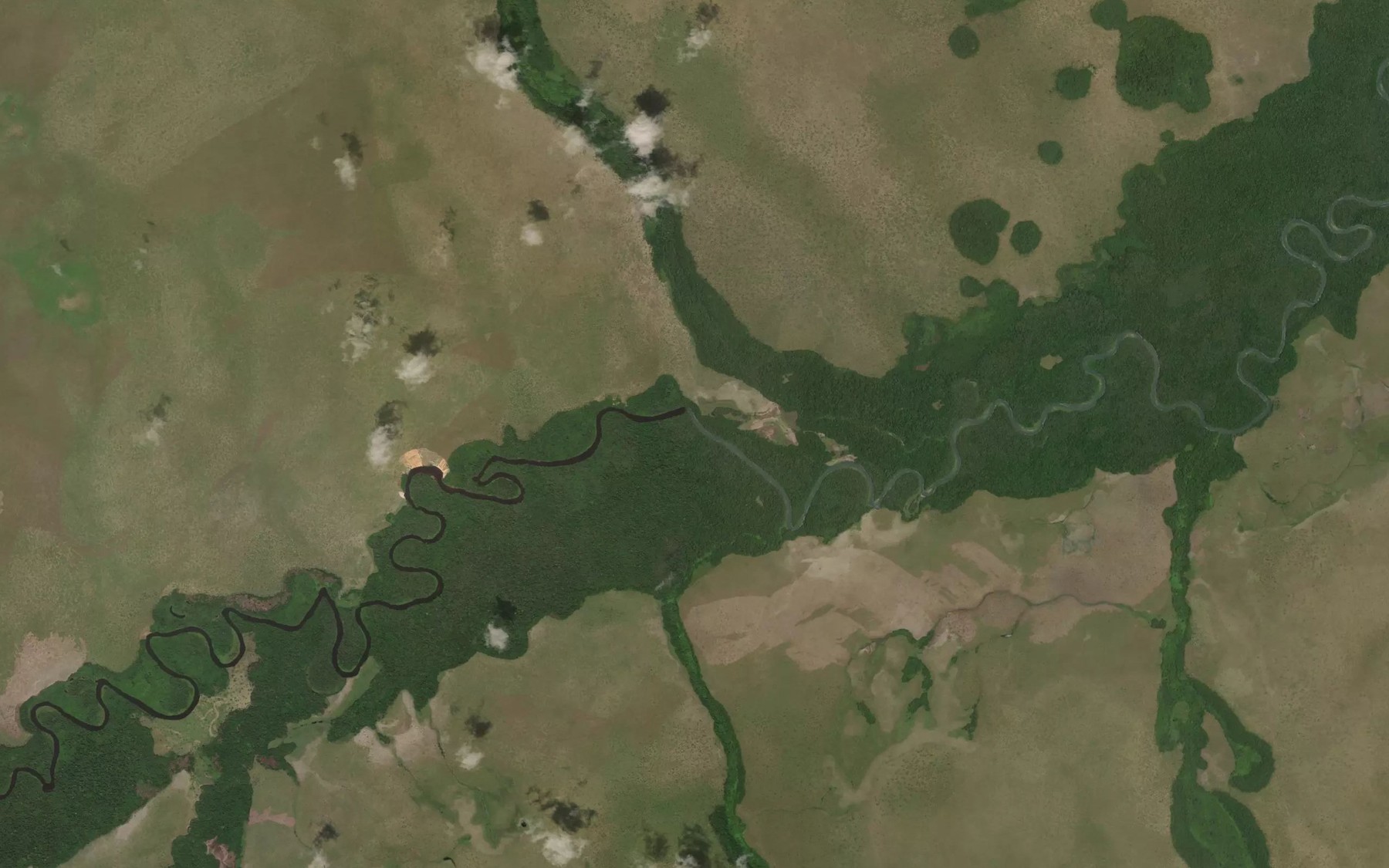 Satellite map of the Mpouri