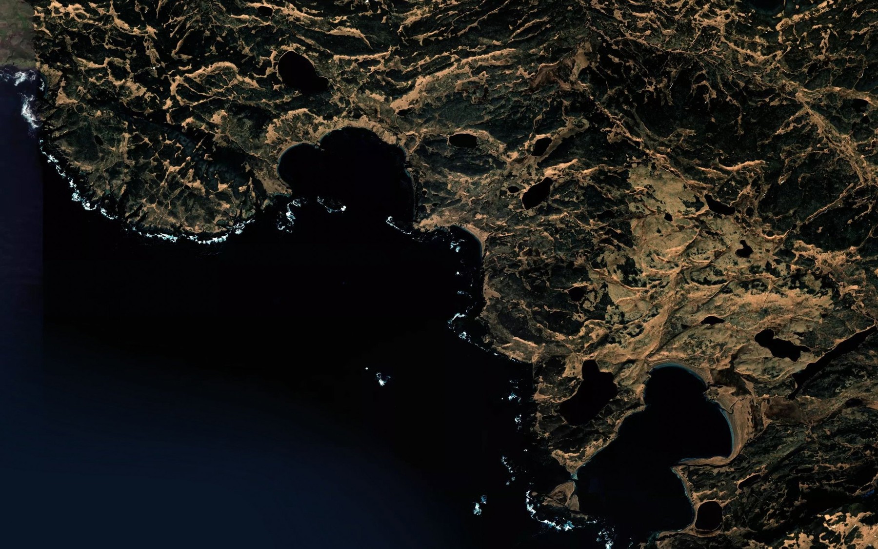 Satellite map of the Hiitxagiidax