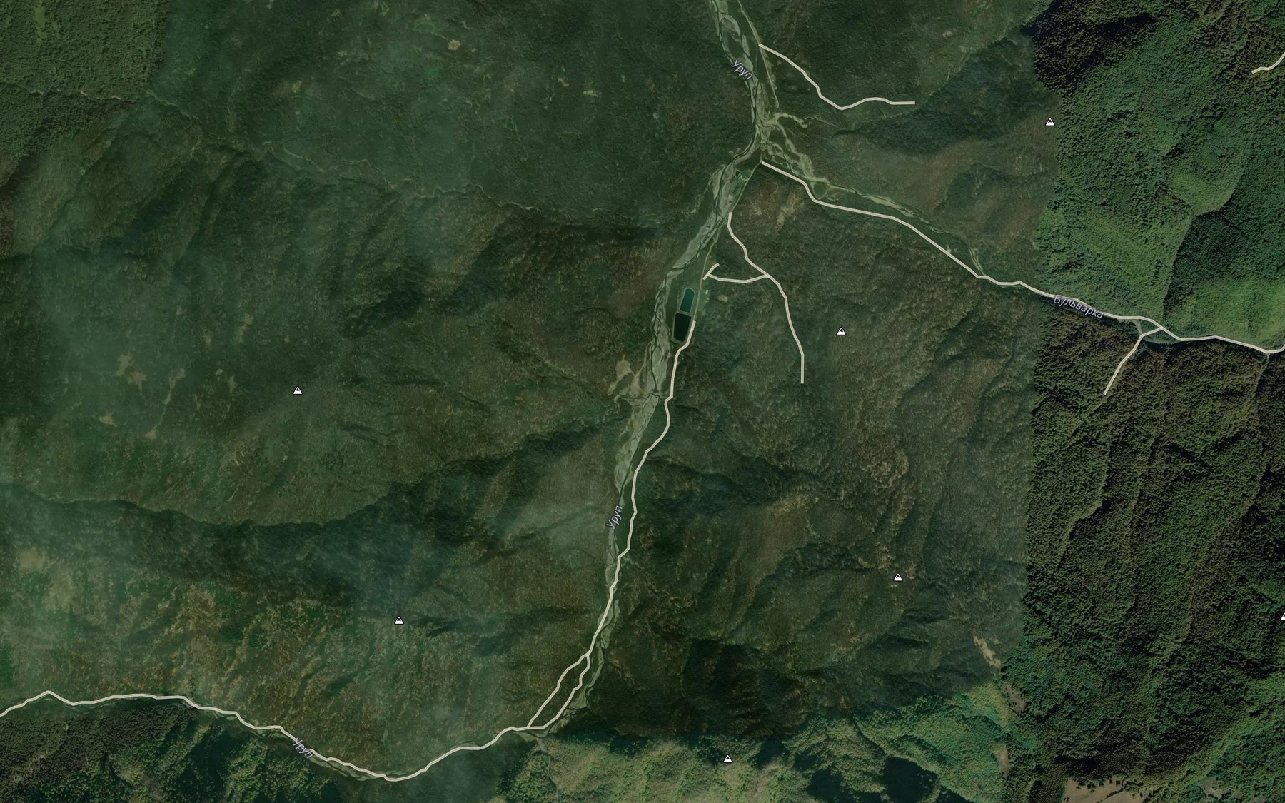 Satellite map of the Cheremukhovaya