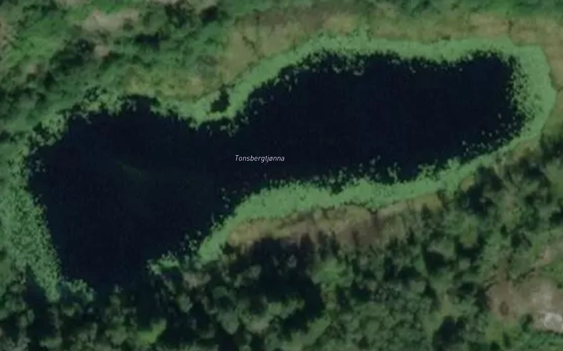 Satellite map of the Tonsbergtjonna