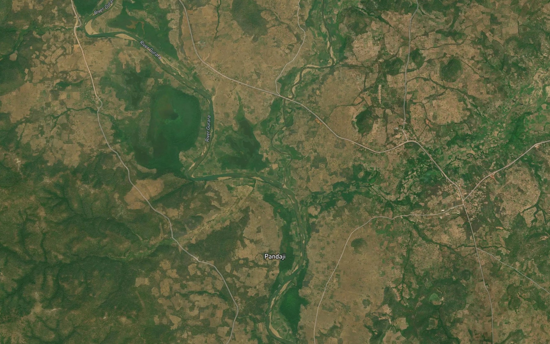 Satellite map of the River Robo