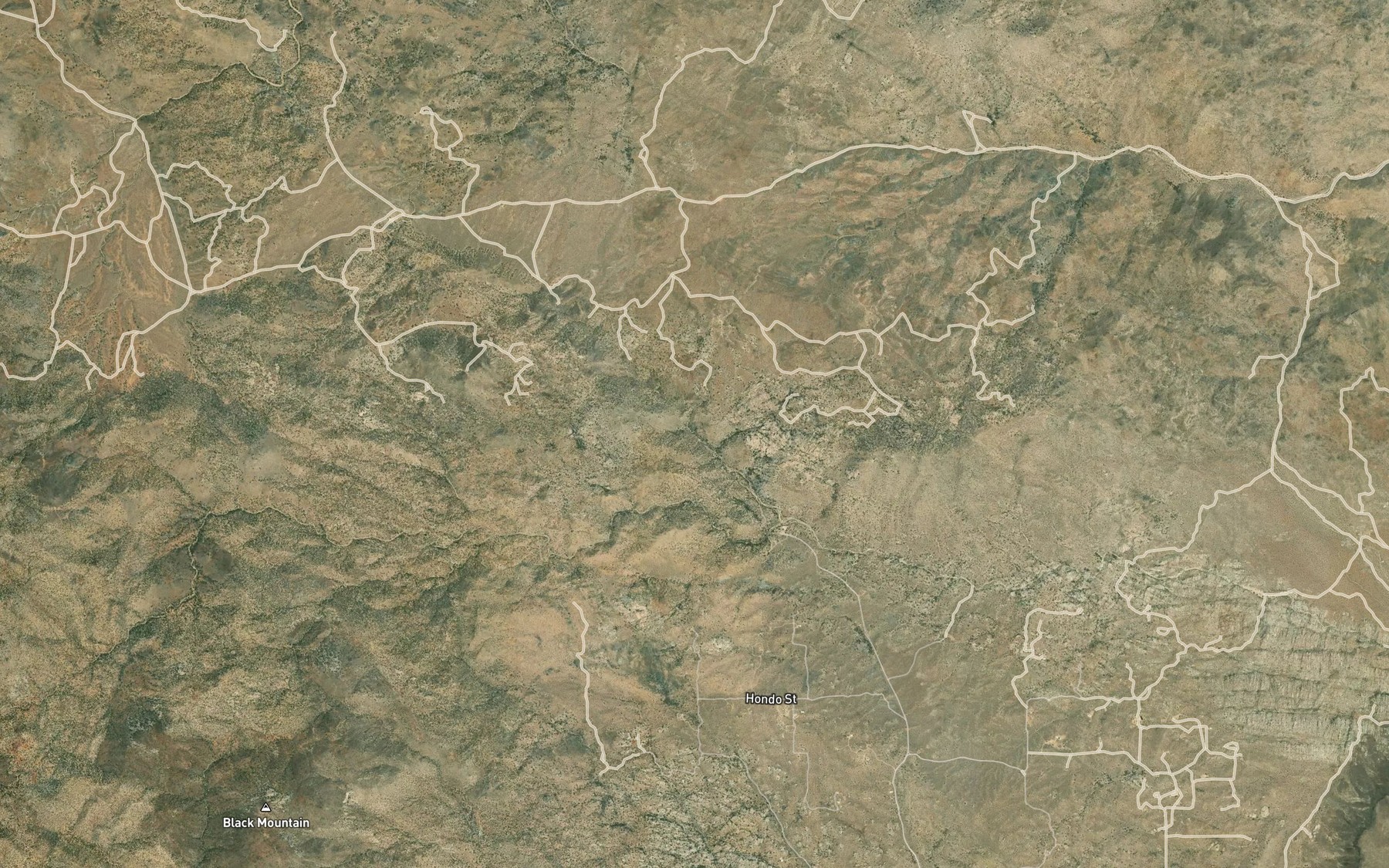 Satellite map of the Saddlerock Spring