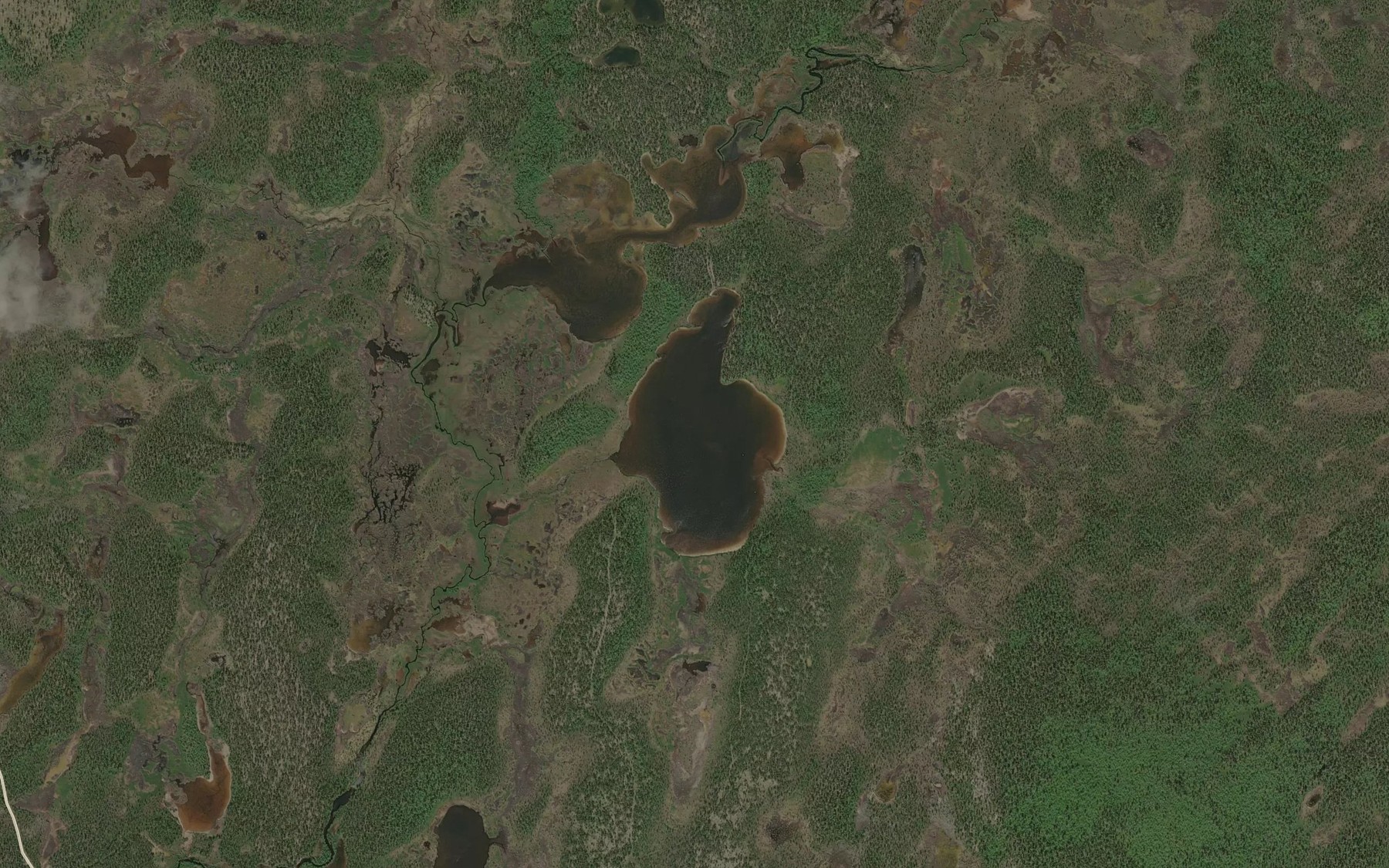 Satellite map of the Savrisjavri