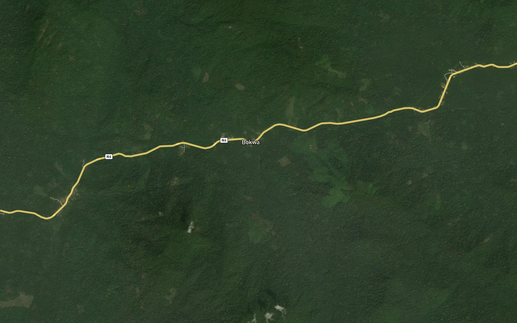 Satellite map of the Baliye