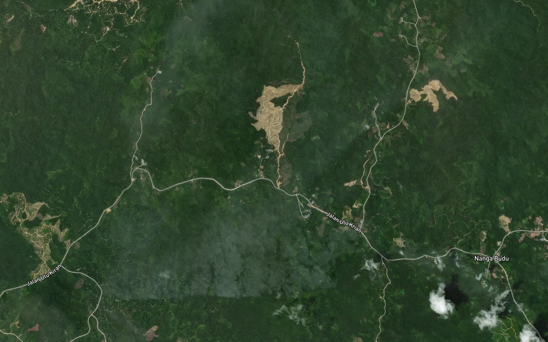 Satellite map of the Sungai Takurap