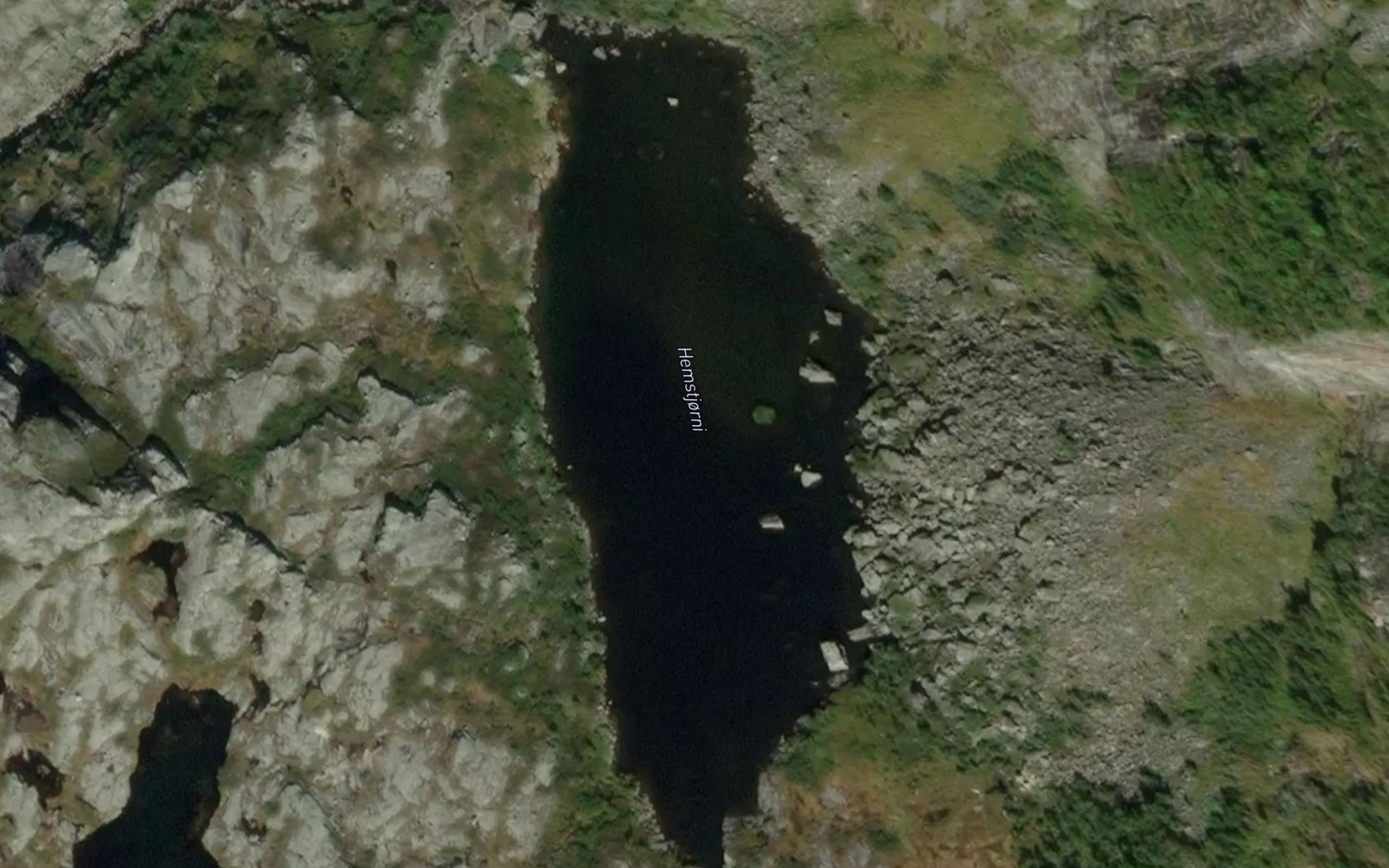 Satellite map of the Heimstetjorni