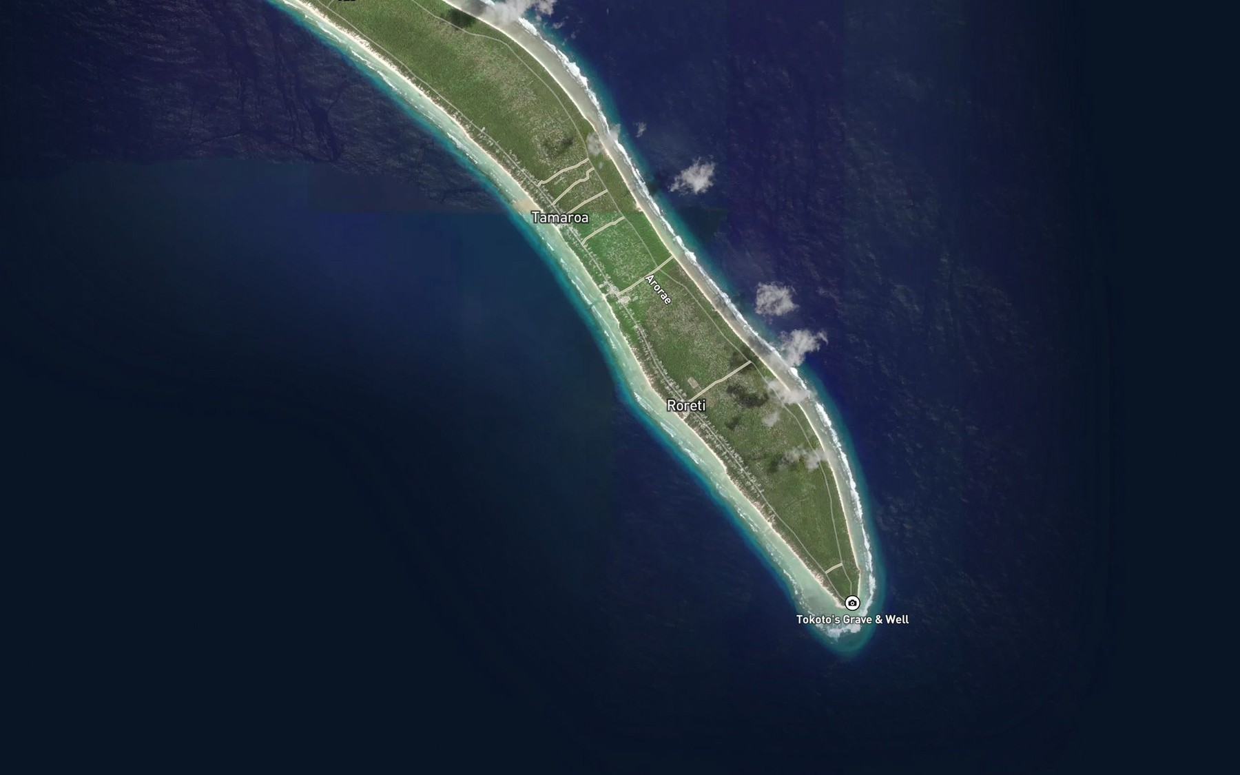 Satellite map of the Good Weather Anchorage