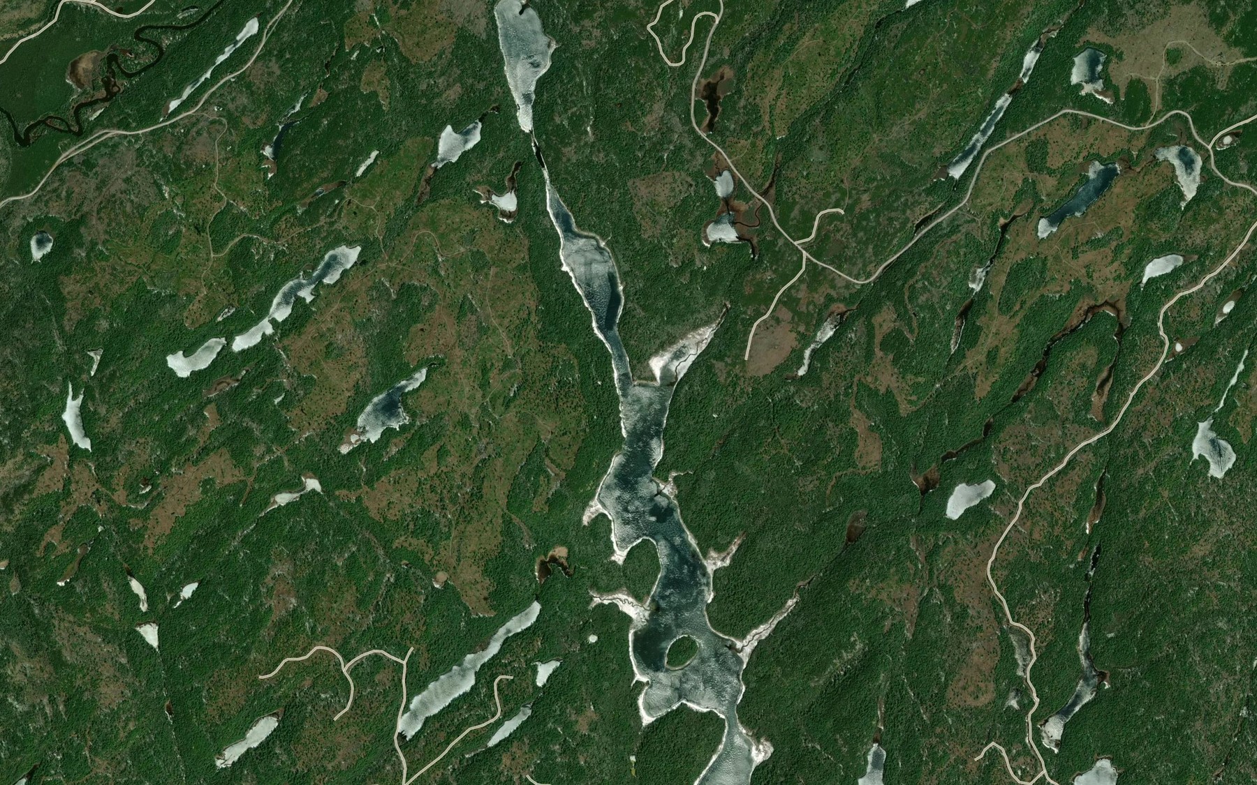Satellite map of the Rouelle Creek