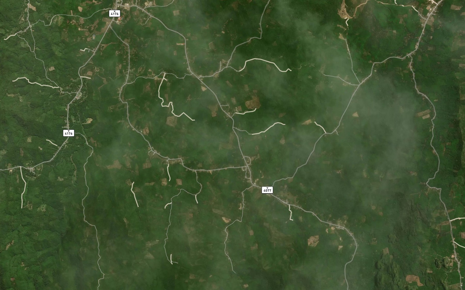 Satellite map of the Khlong La To