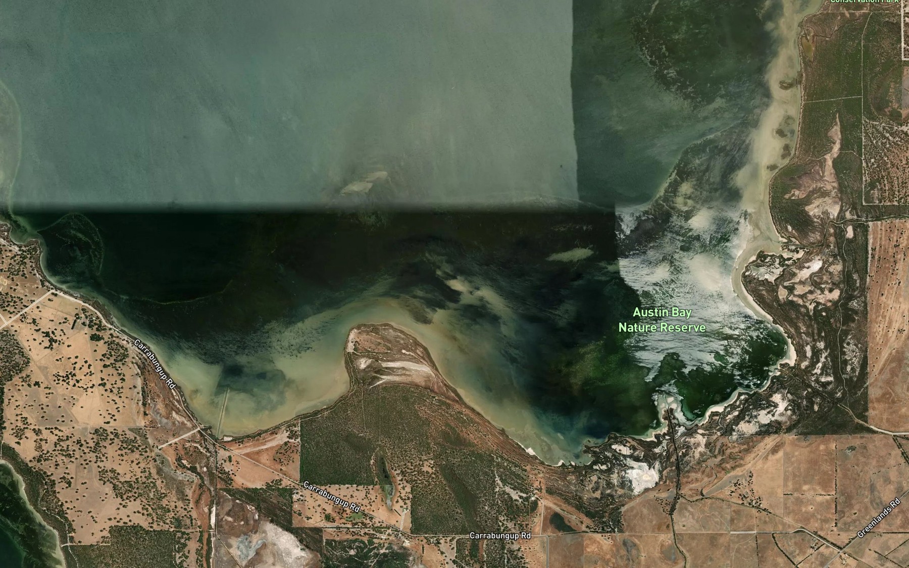 Satellite map of the Nirimba Cay