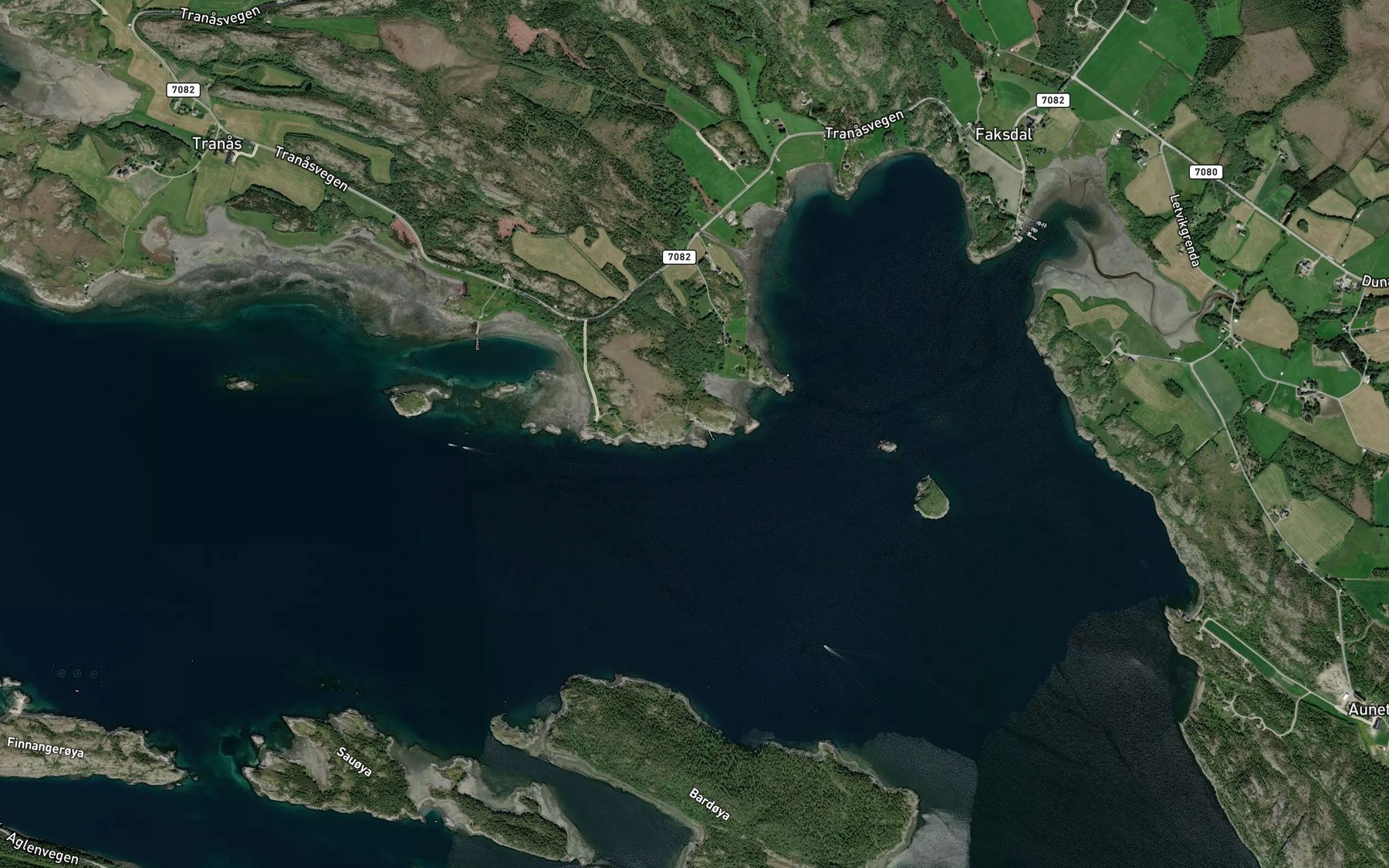 Satellite map of the Bjonnavika