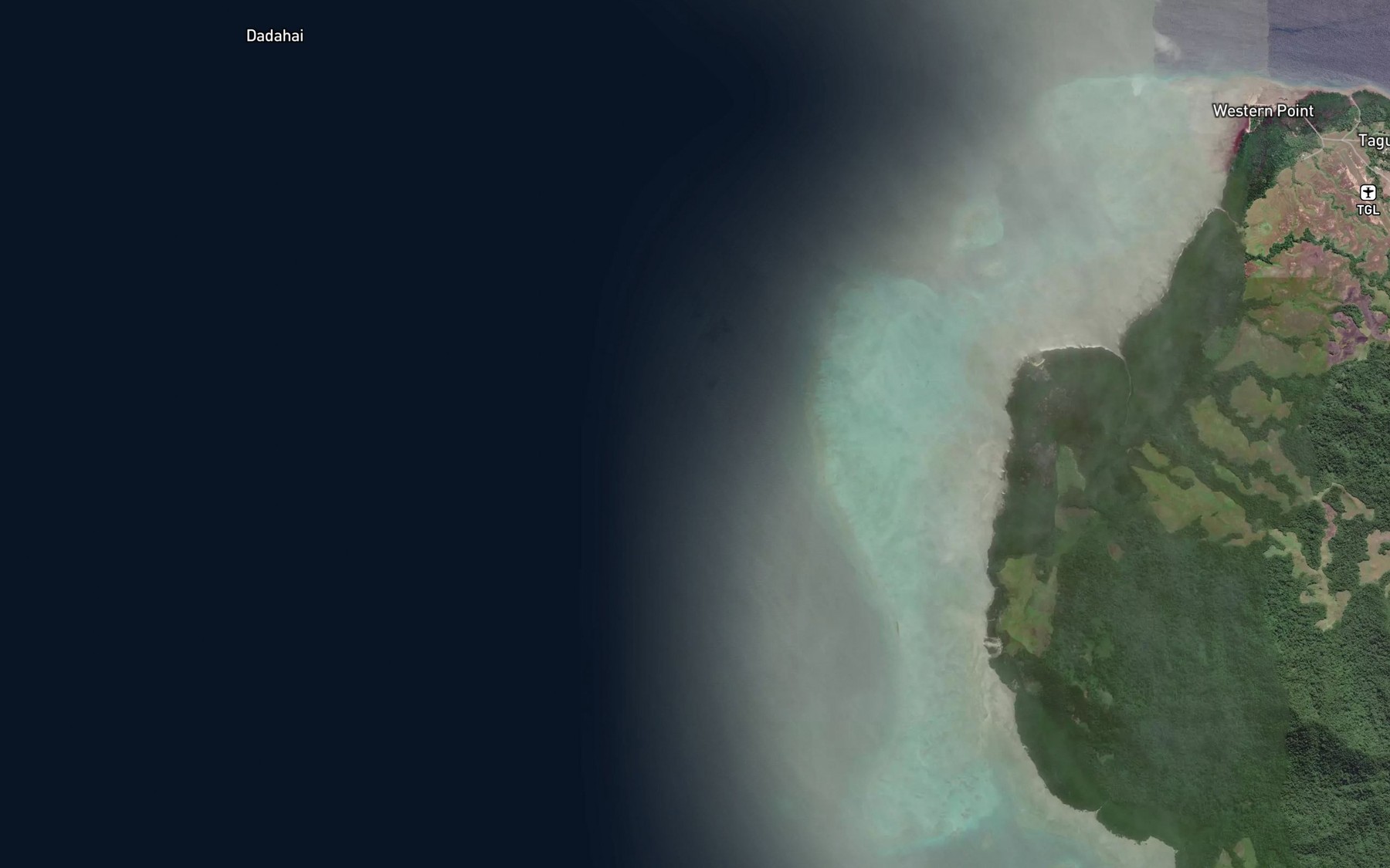 Satellite map of the Vehi Reef