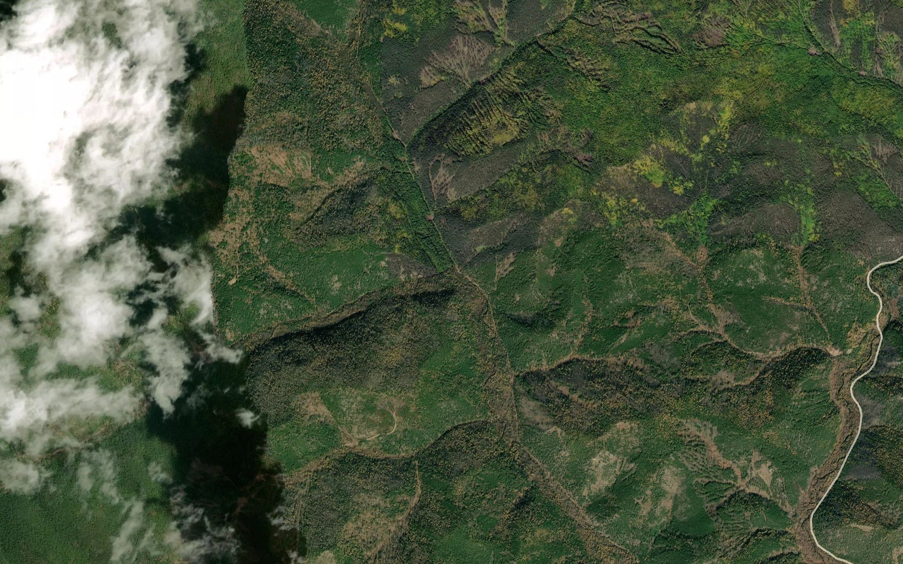 Satellite map of the Dodo-Khureta