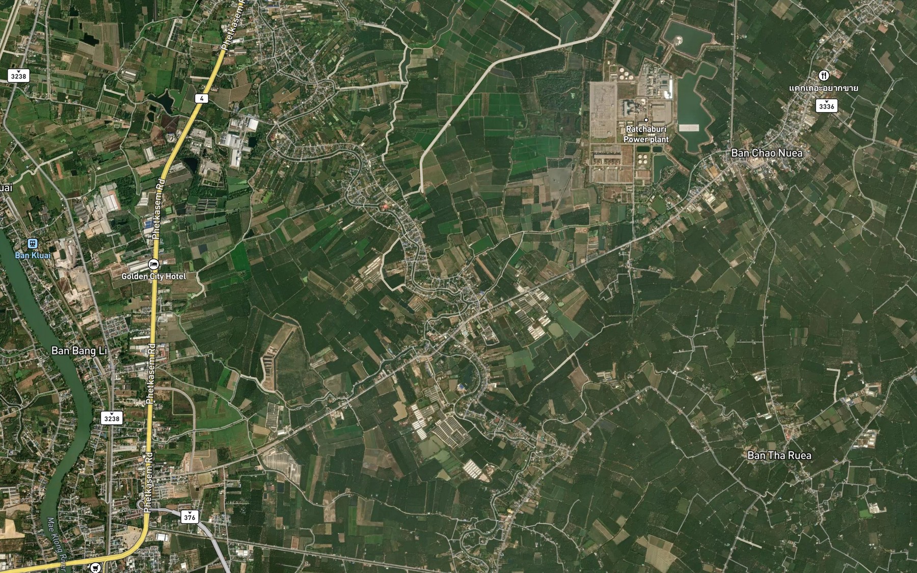 Satellite map of the Khlong Om