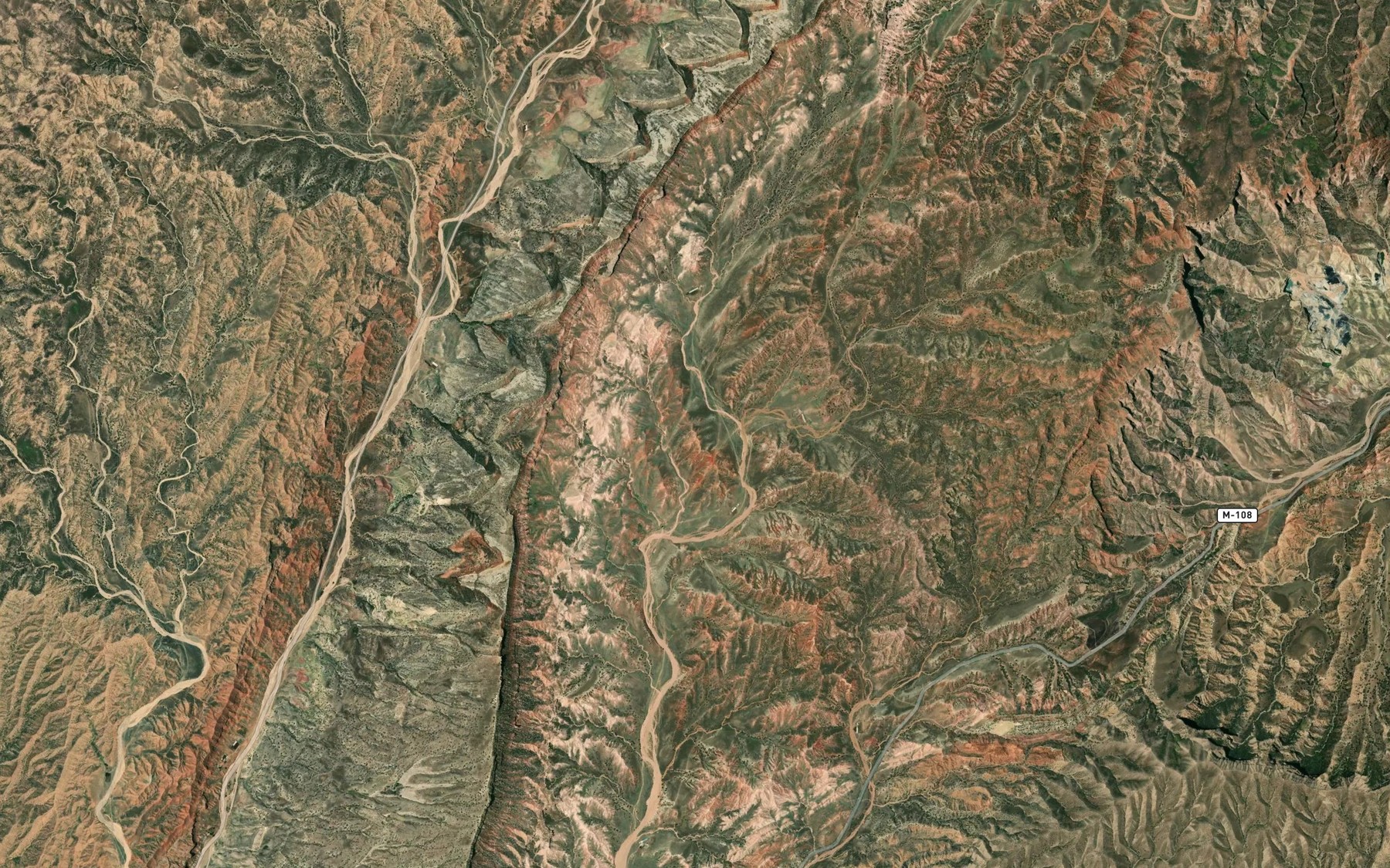 Satellite map of the Rodnik Burzhu-Bulak