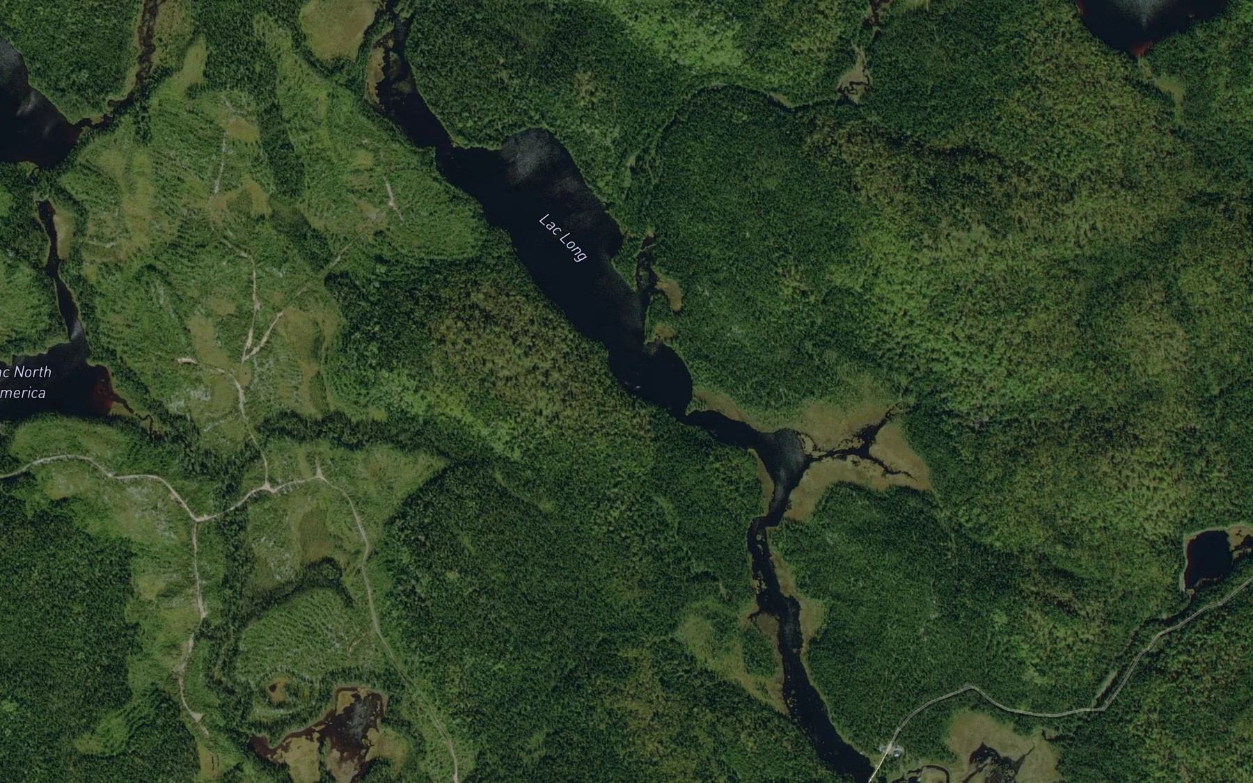 Satellite map of the Lac Long