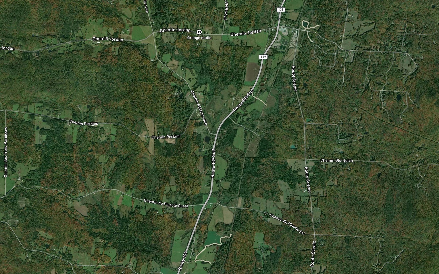 Satellite map of the Ruisseau Alder