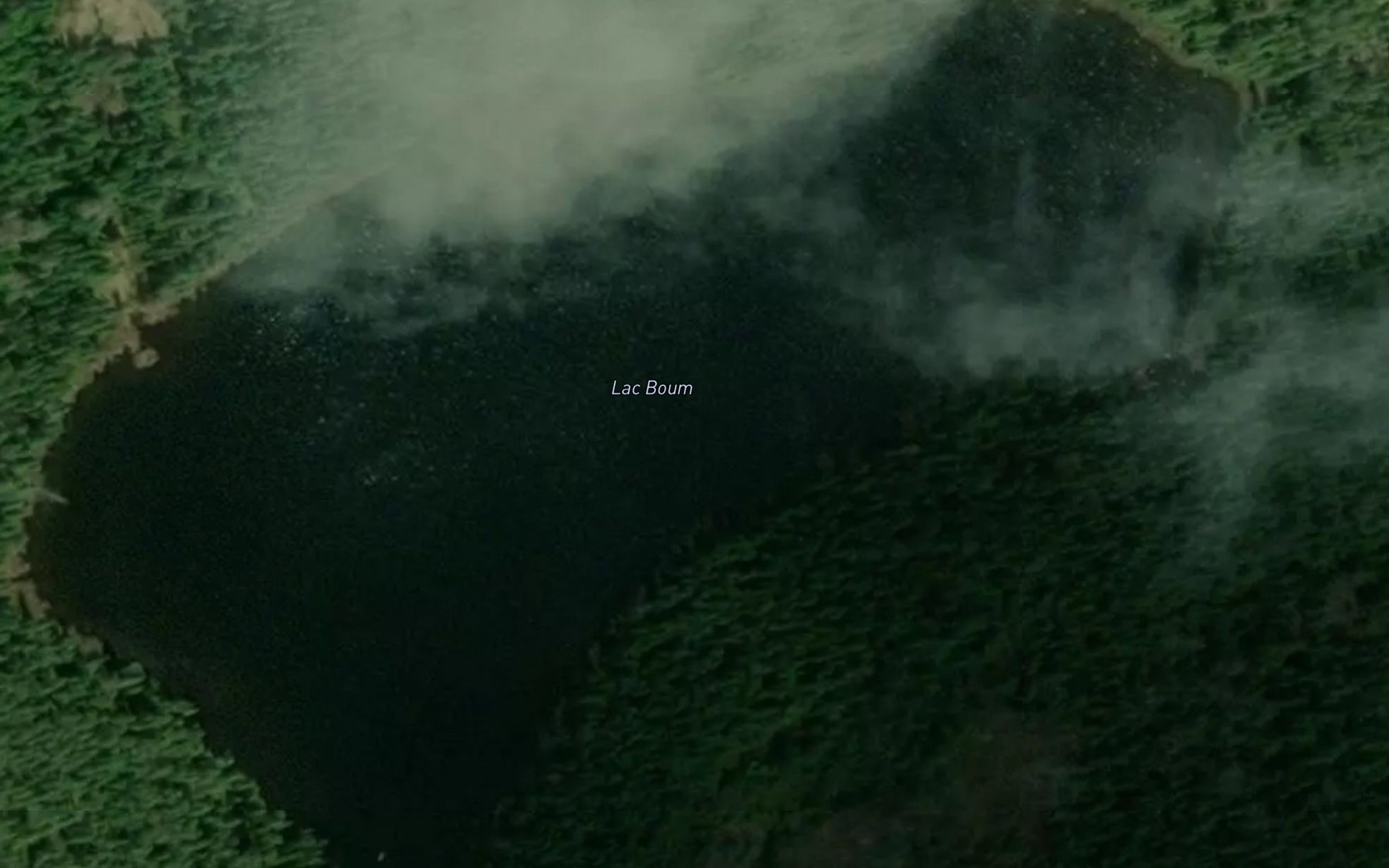 Satellite map of the Lac Boum