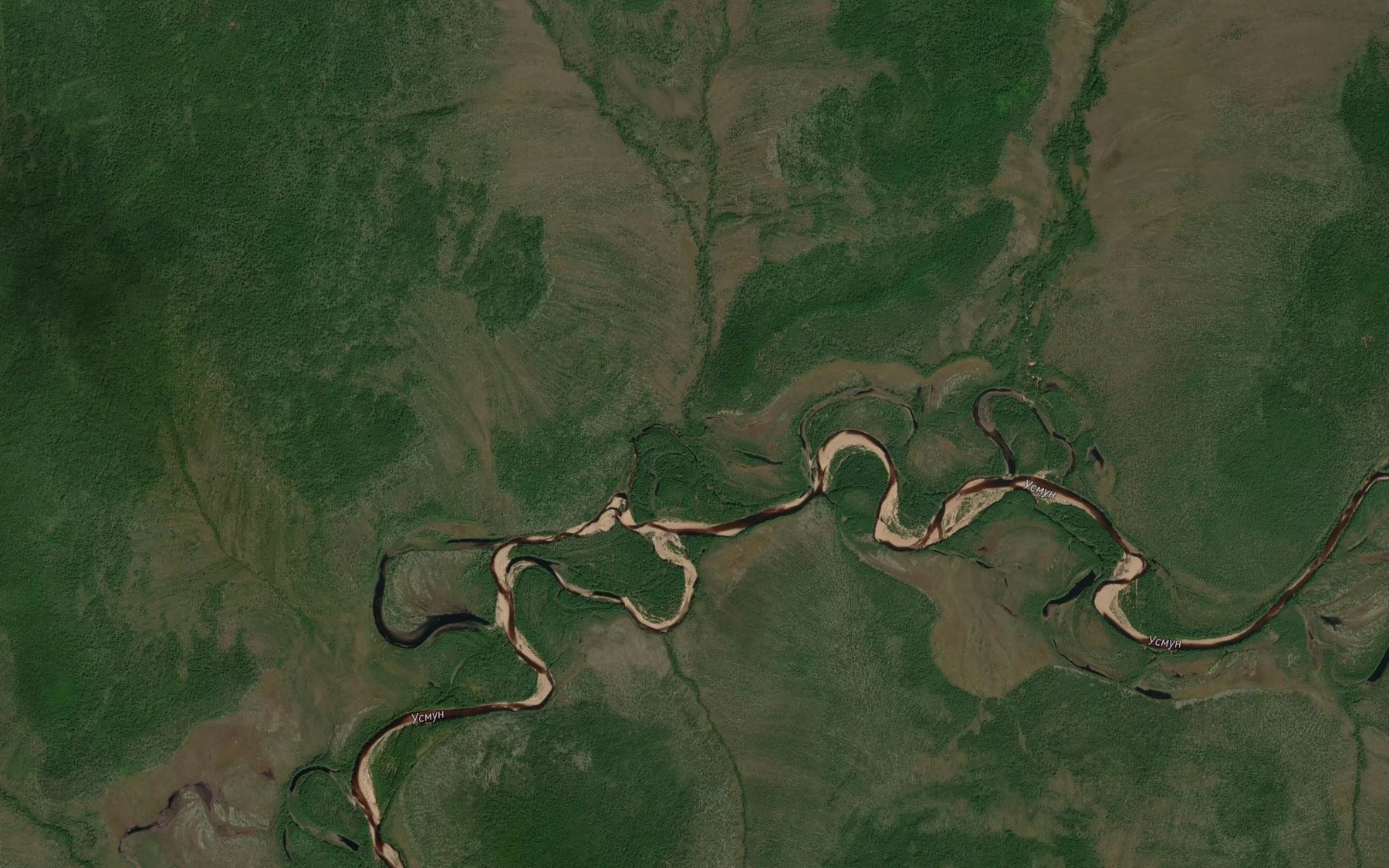 Satellite map of the Tenkekachi