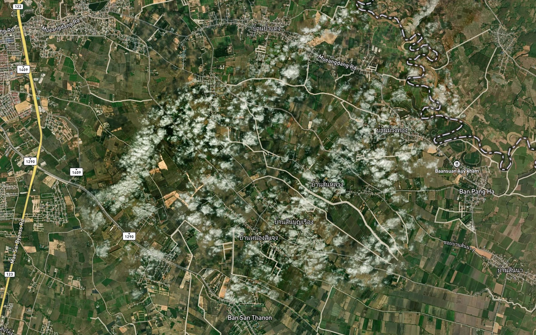 Satellite map of the Rong Takhian