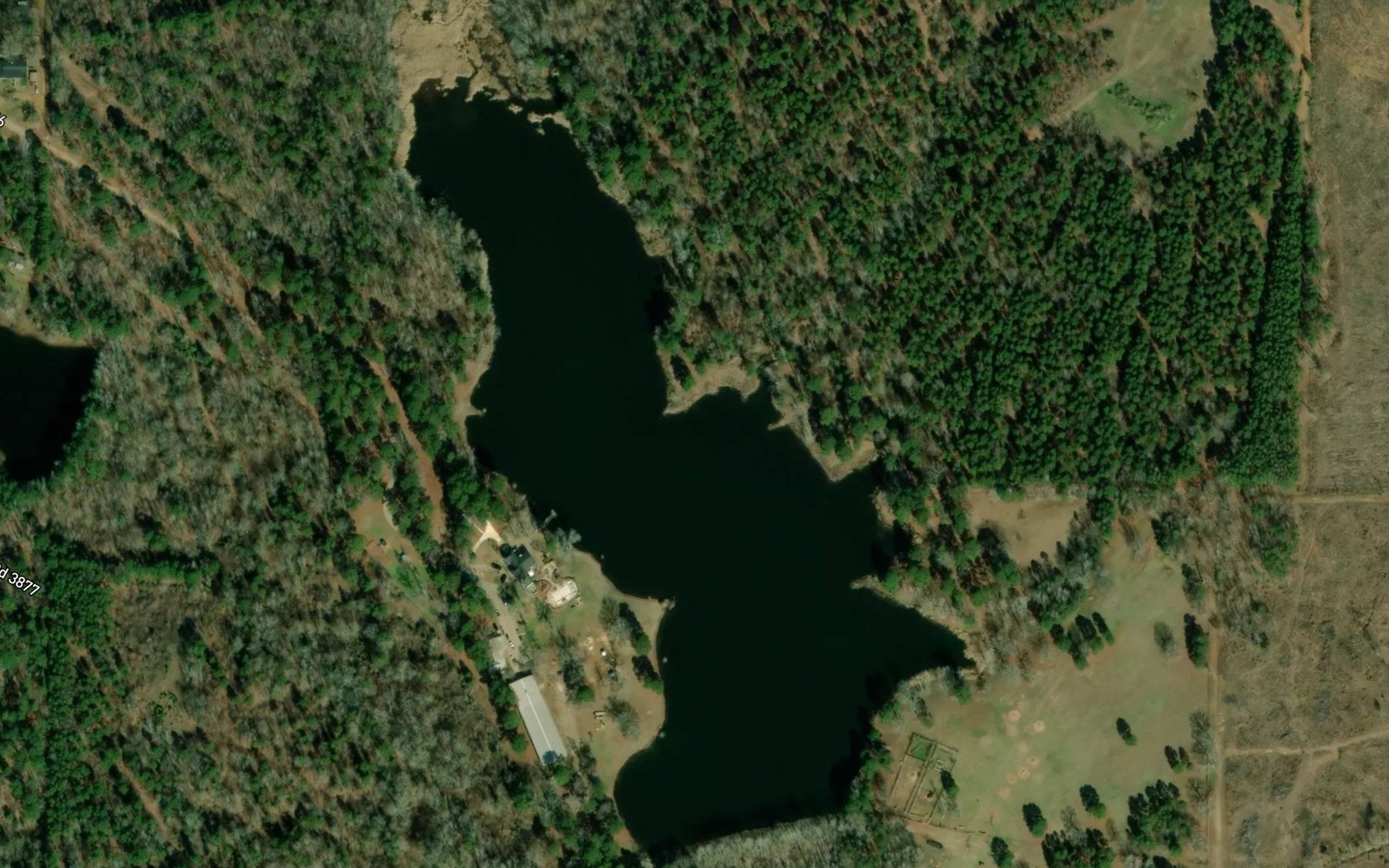 Satellite map of the Bobo Lake