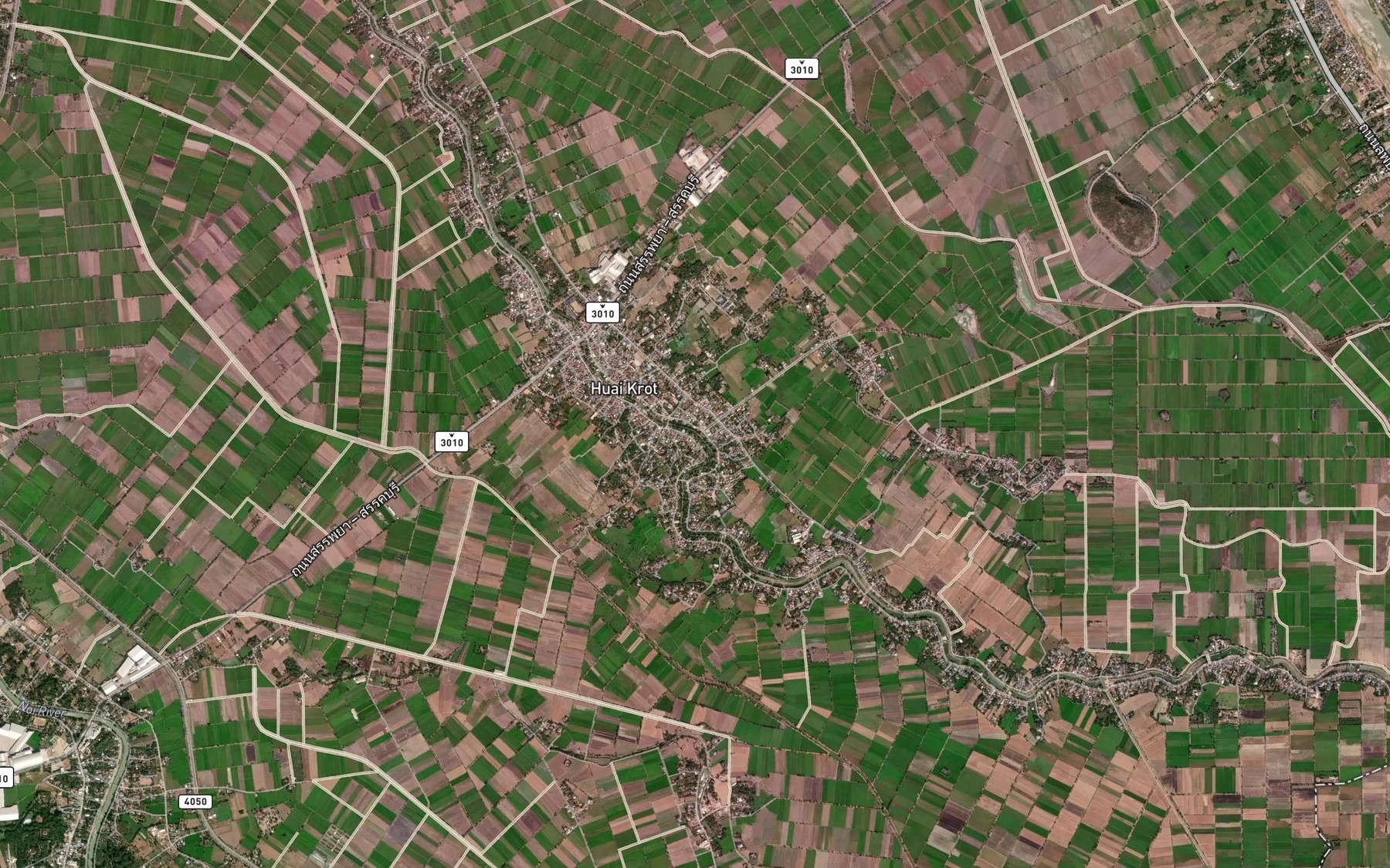 Satellite map of the Huai Kruat