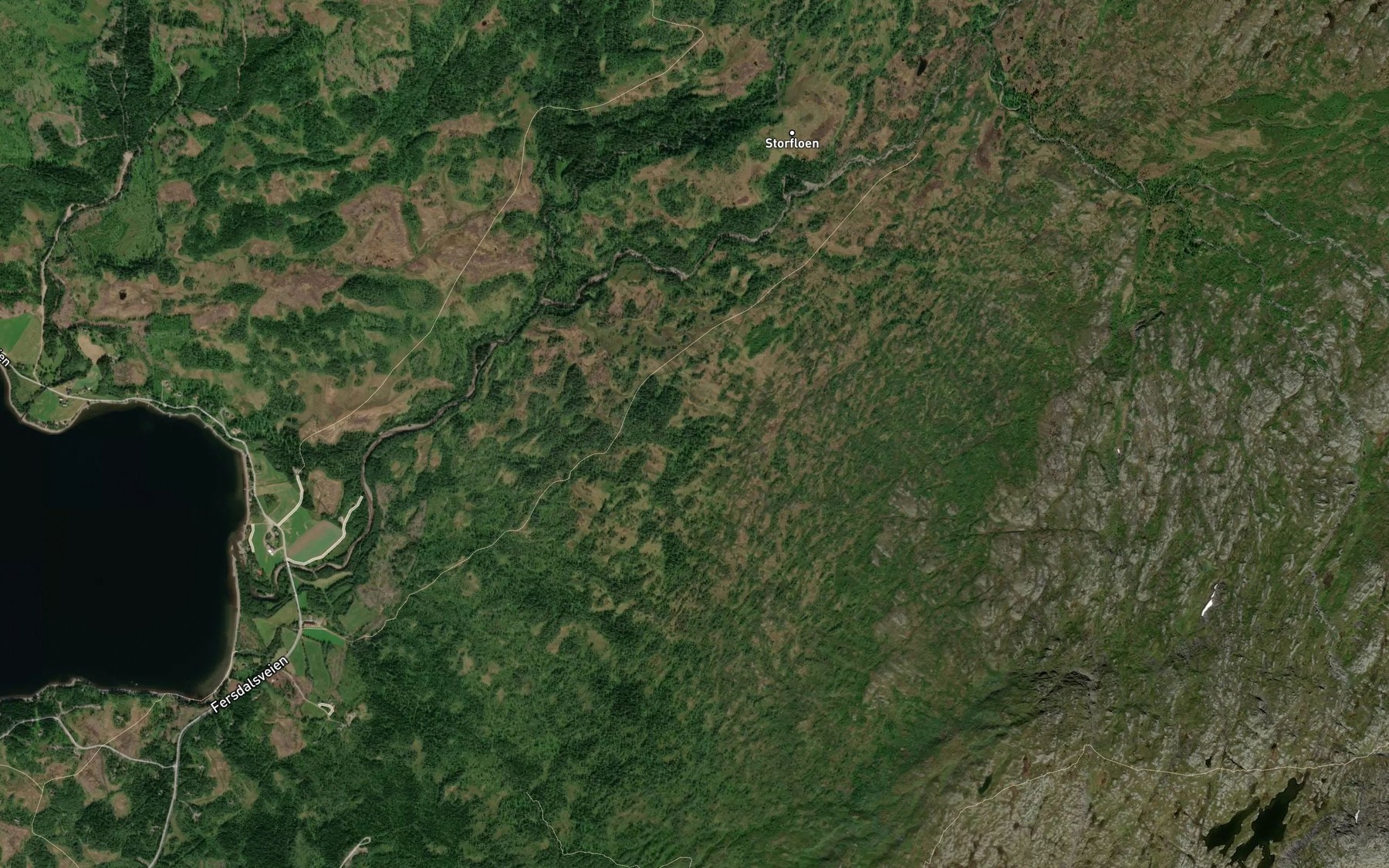 Satellite map of the Austerbekken