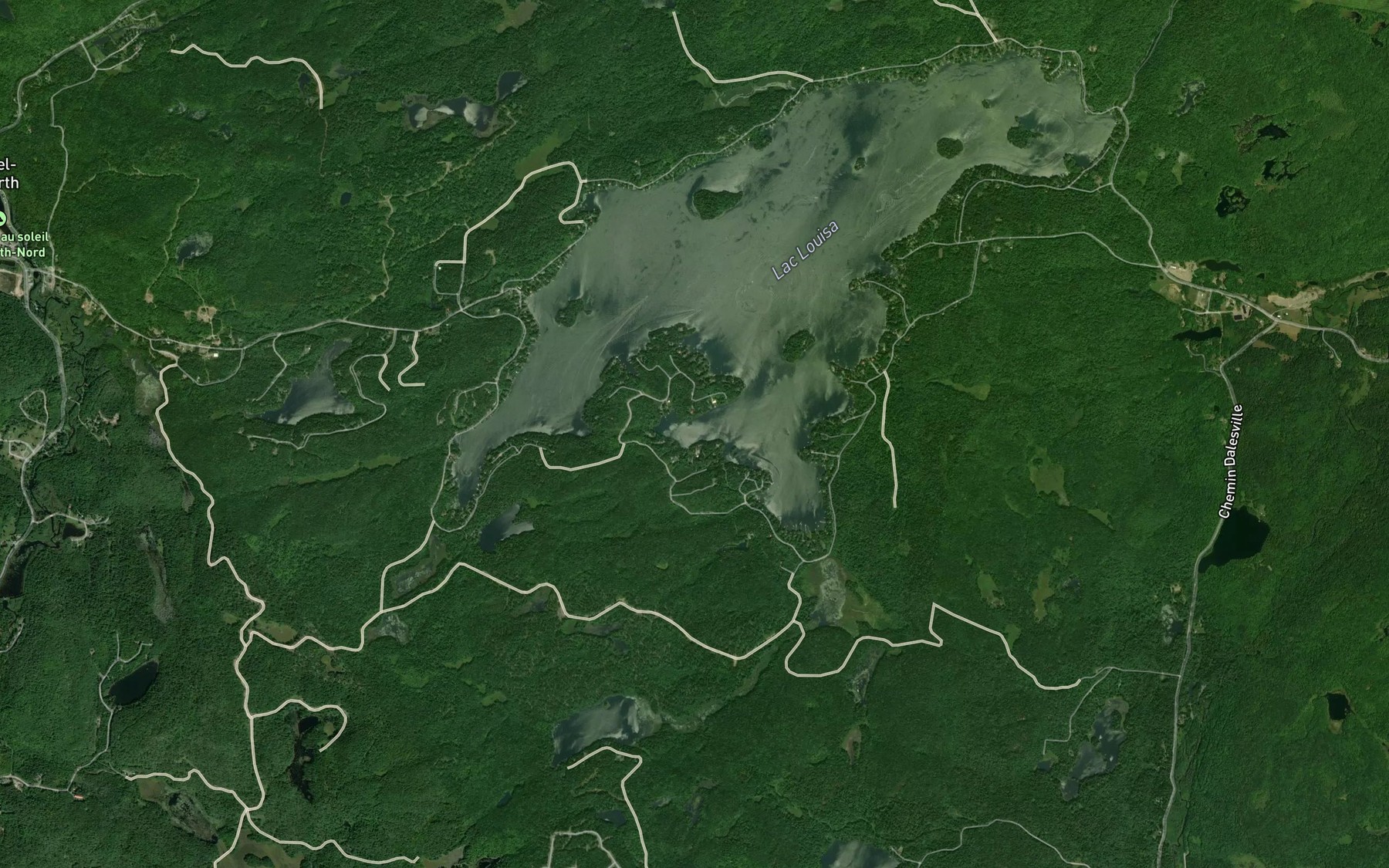 Satellite map of the Baie Caron