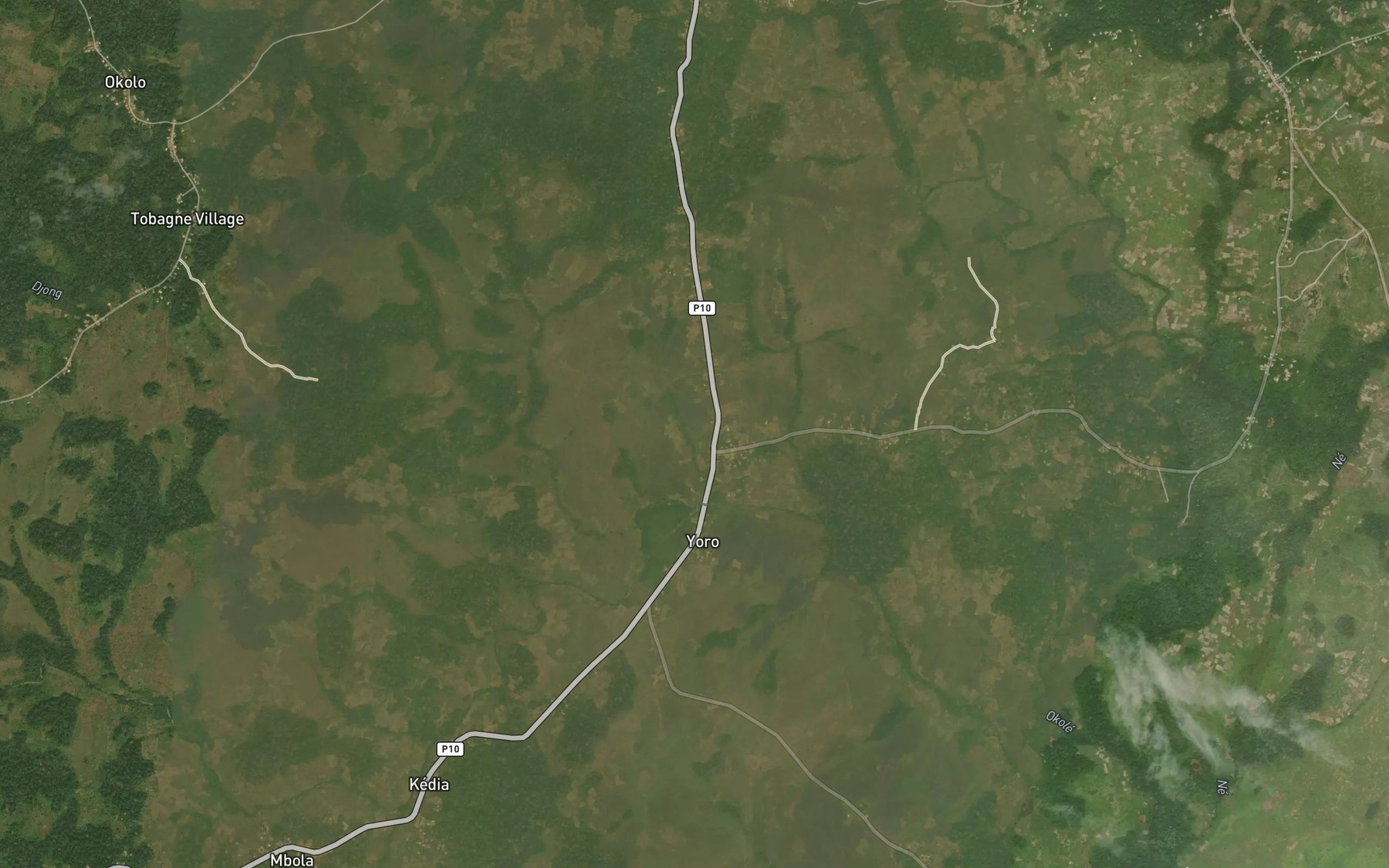 Satellite map of the Dloro