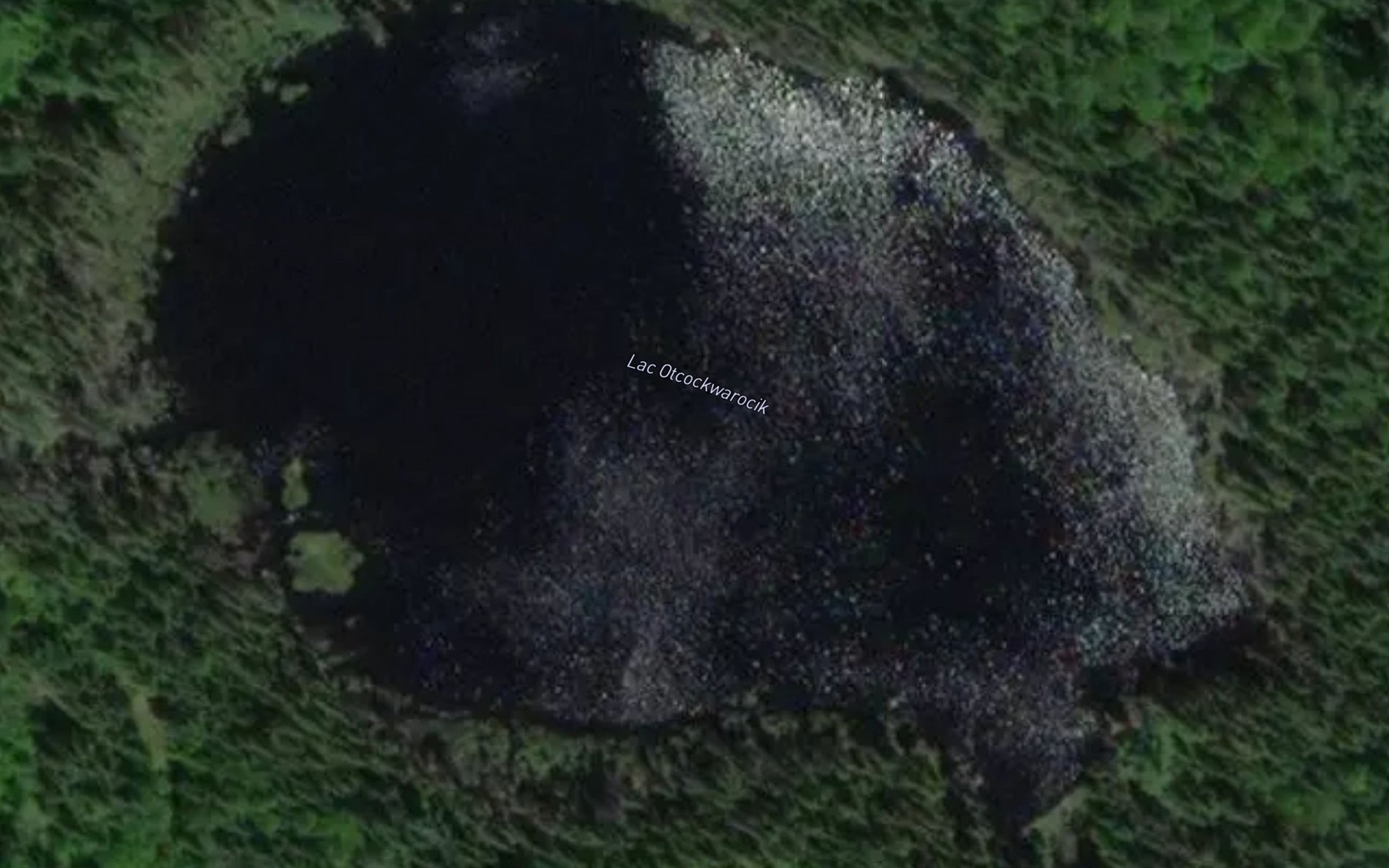 Satellite map of the Lac Otcockwarocik