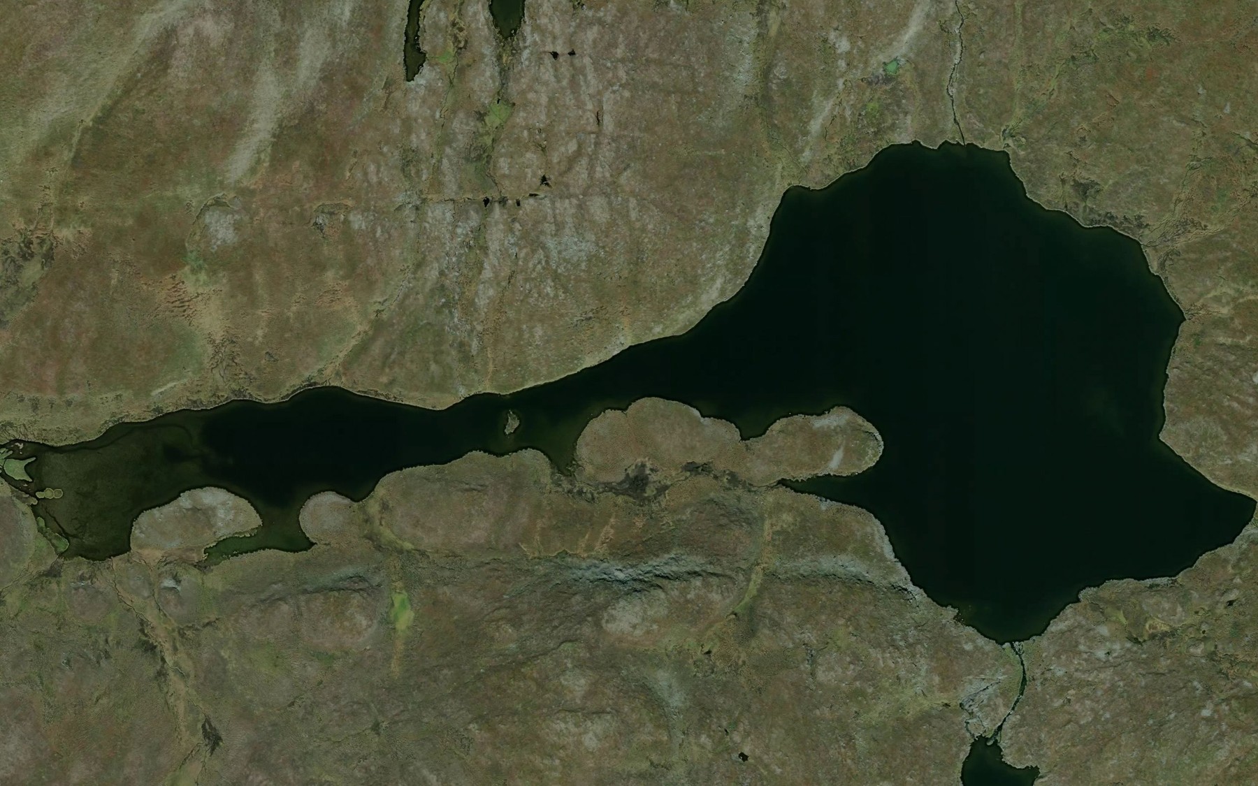 Satellite map of the Martejavri