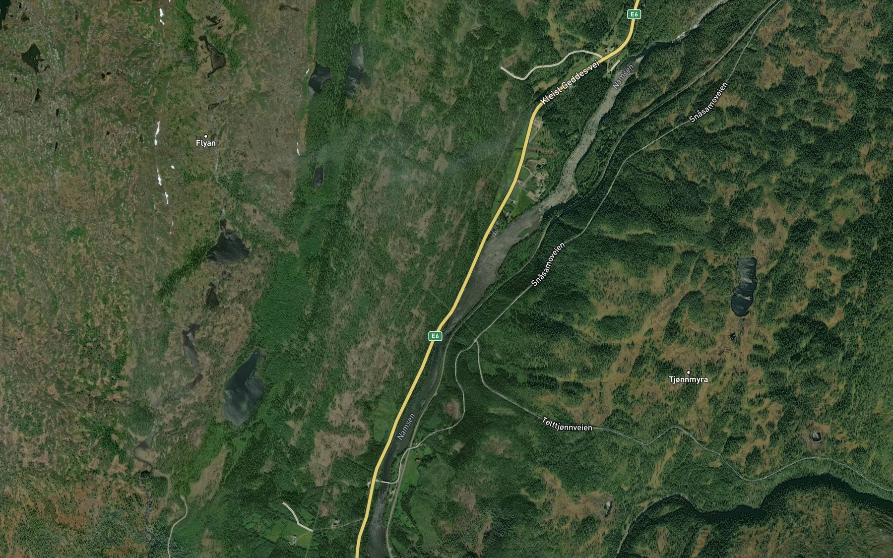 Satellite map of the Lonbekken
