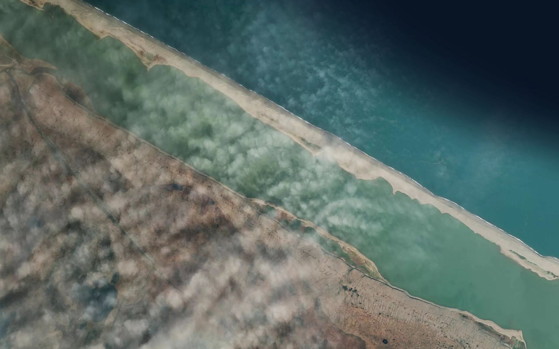 Satellite map of the Laguna Rypil'gyn