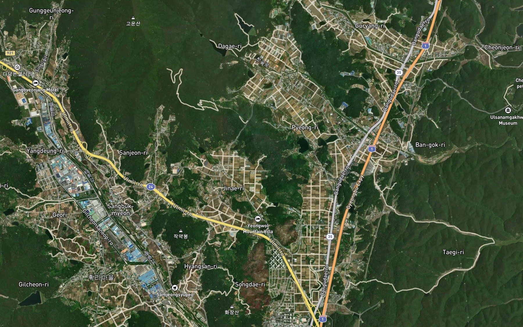 Satellite map of the Jegungmot