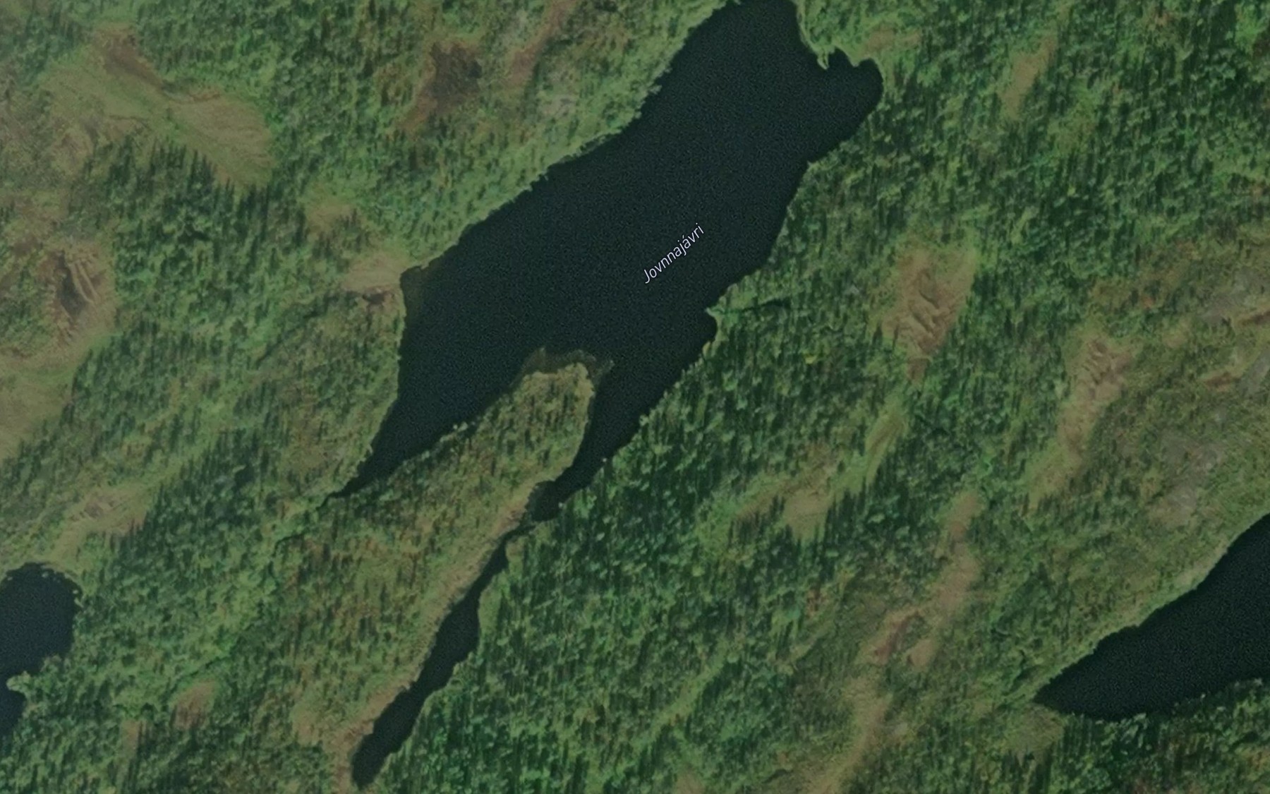 Satellite map of the Jovnnajavri