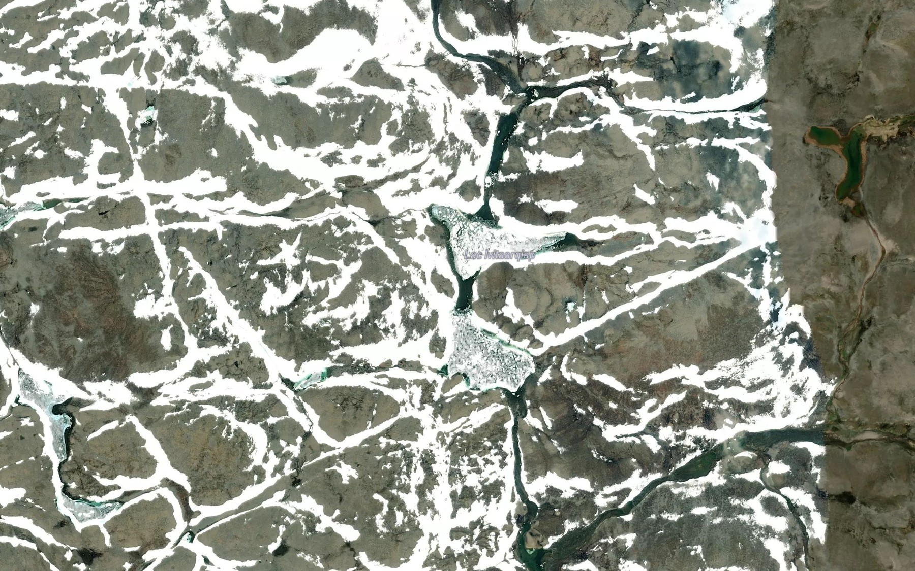 Satellite map of the Lac Ivitaarqiap