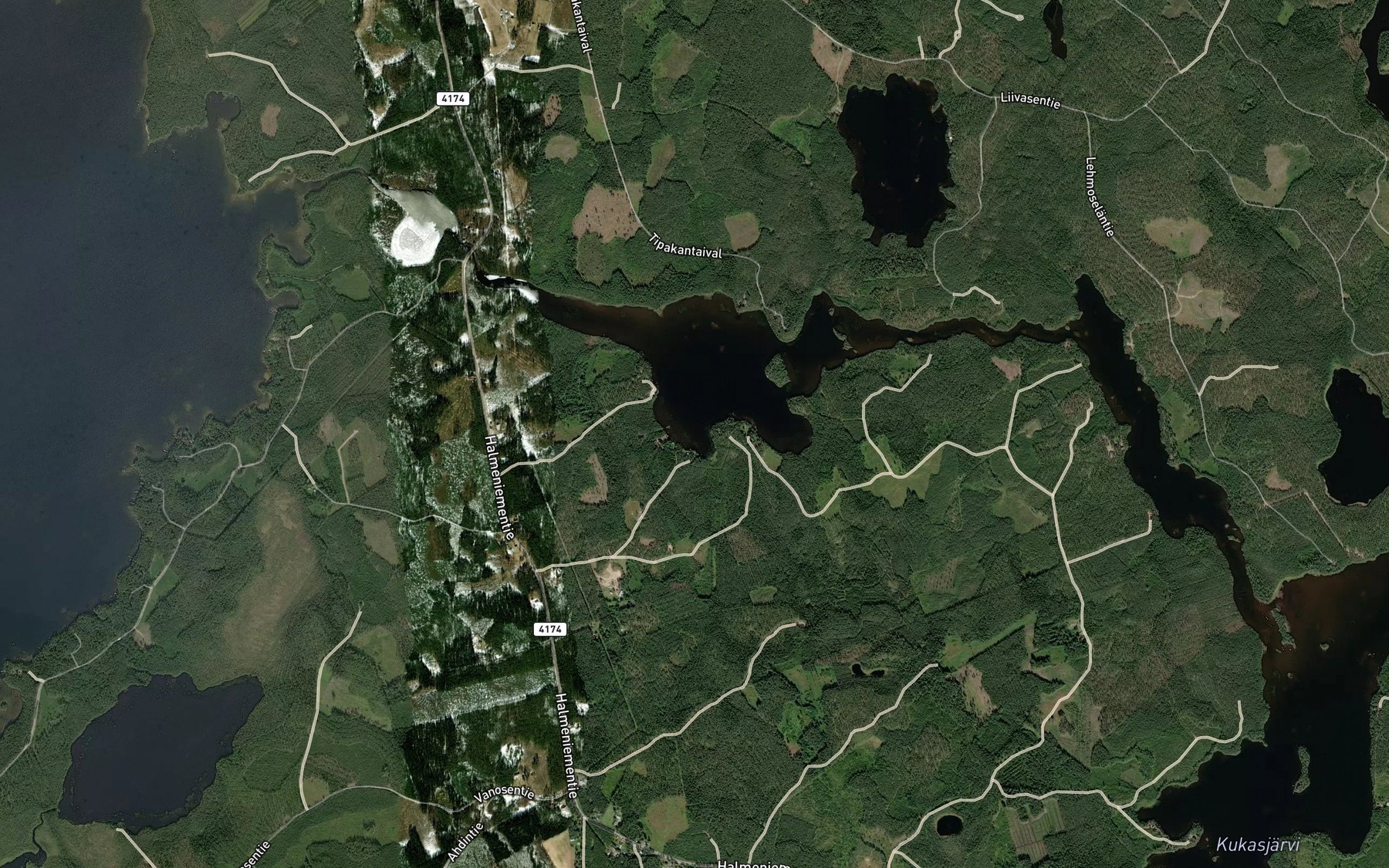 Satellite map of the Viljalahti