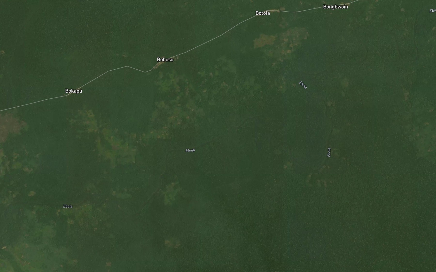 Satellite map of the Bonzi