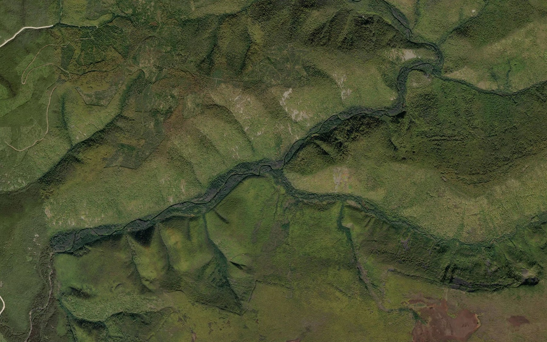 Satellite map of the Srednyaya Ioli
