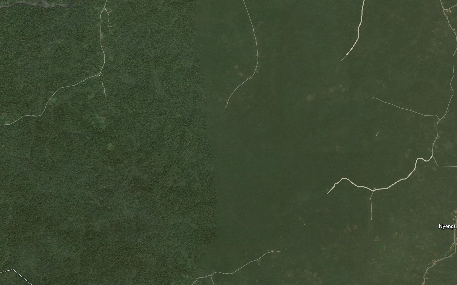 Satellite map of the Mamale