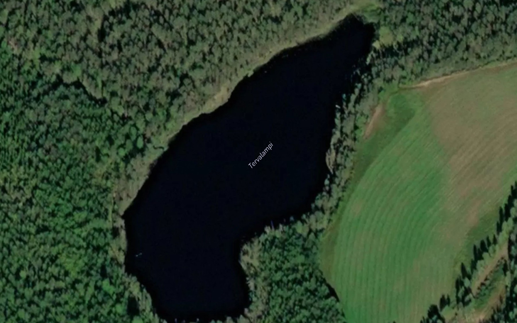 Satellite map of the Tervalampi