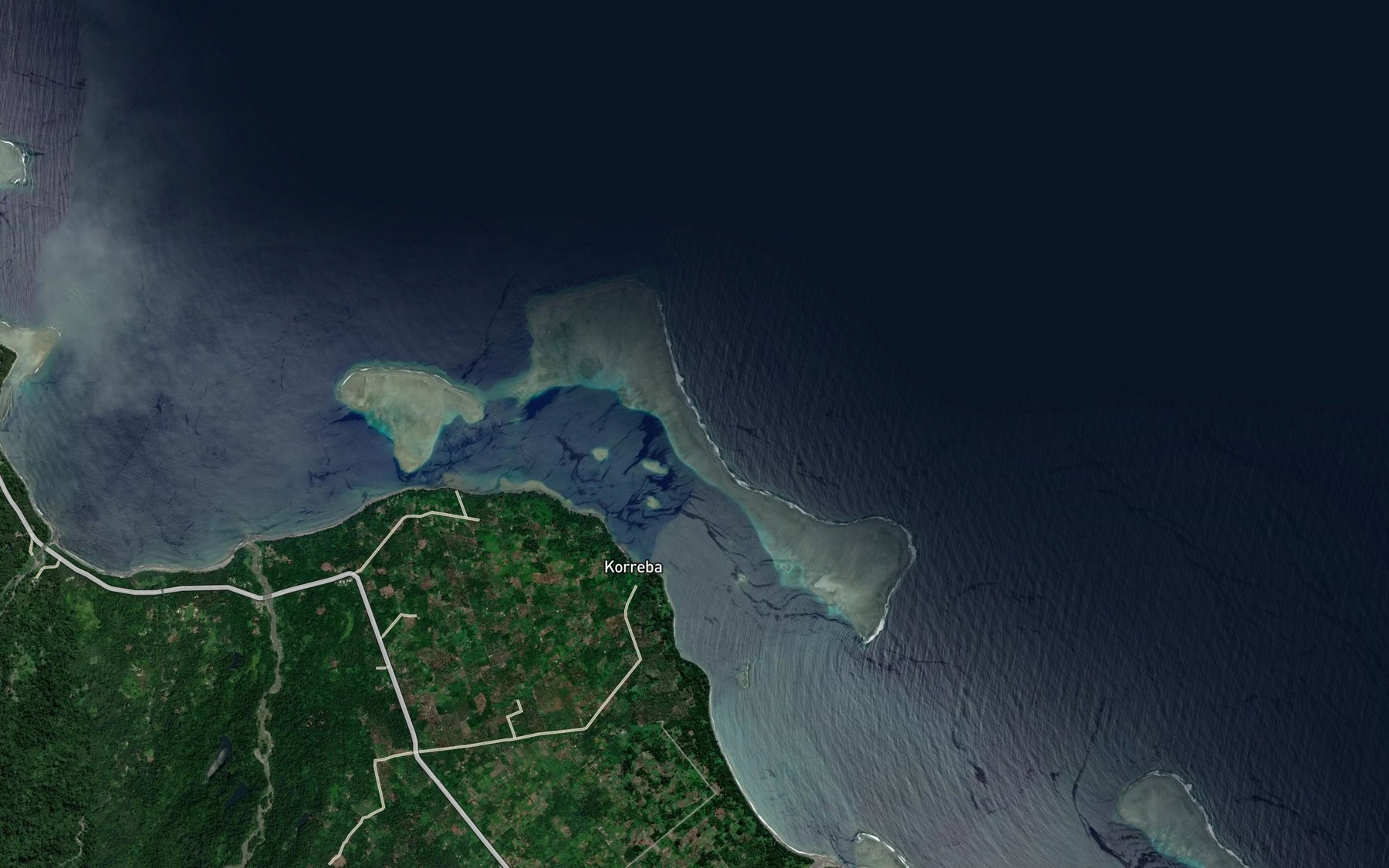 Satellite map of the Arigua Reef