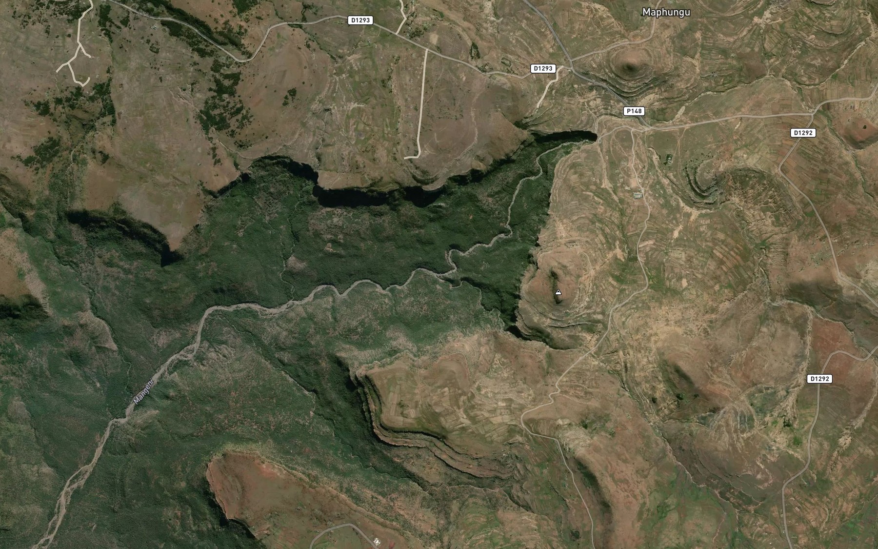 Satellite map of the Ntambane